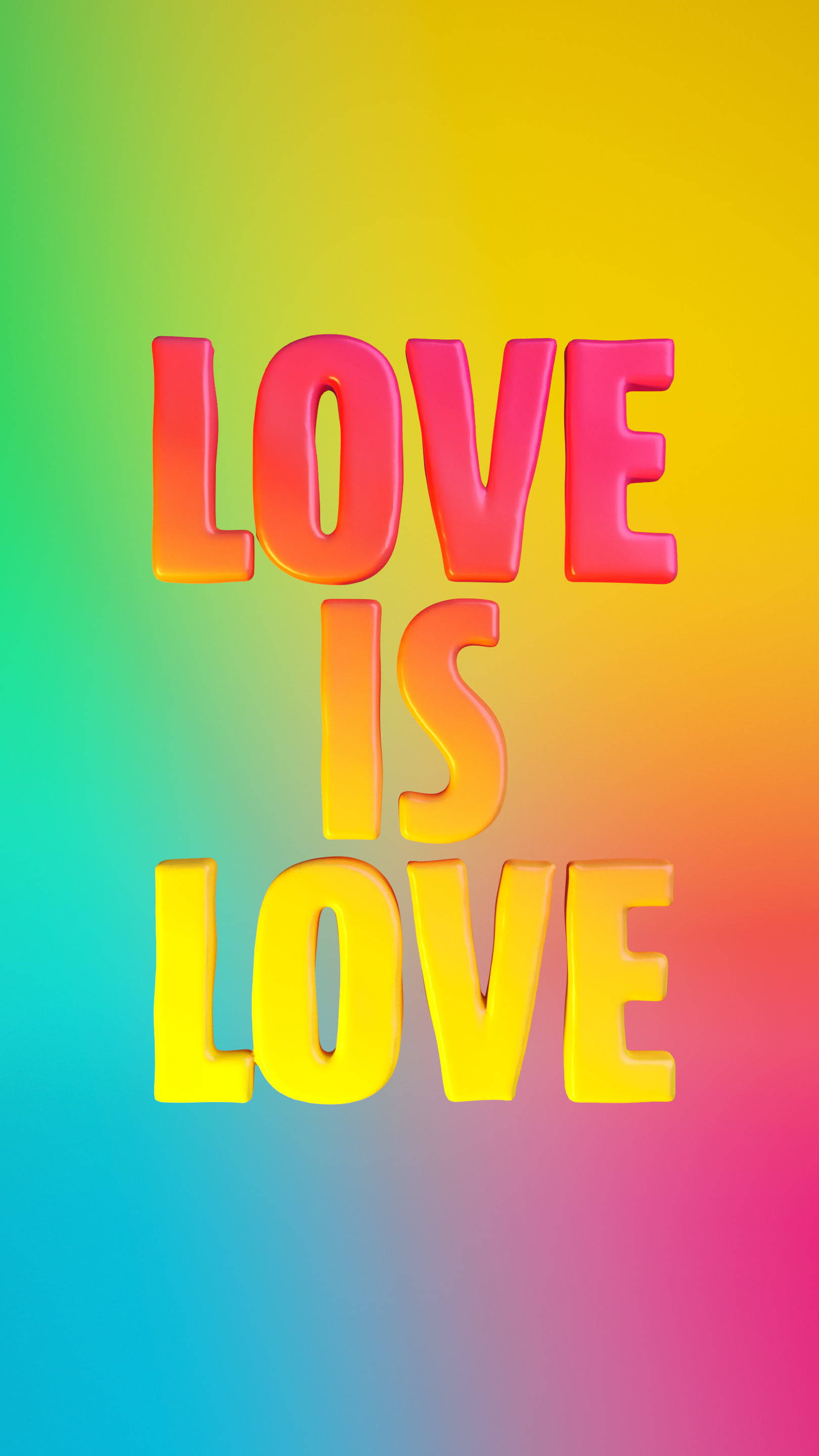 Love Is Love LGBT Teléfono Fondos de pantalla