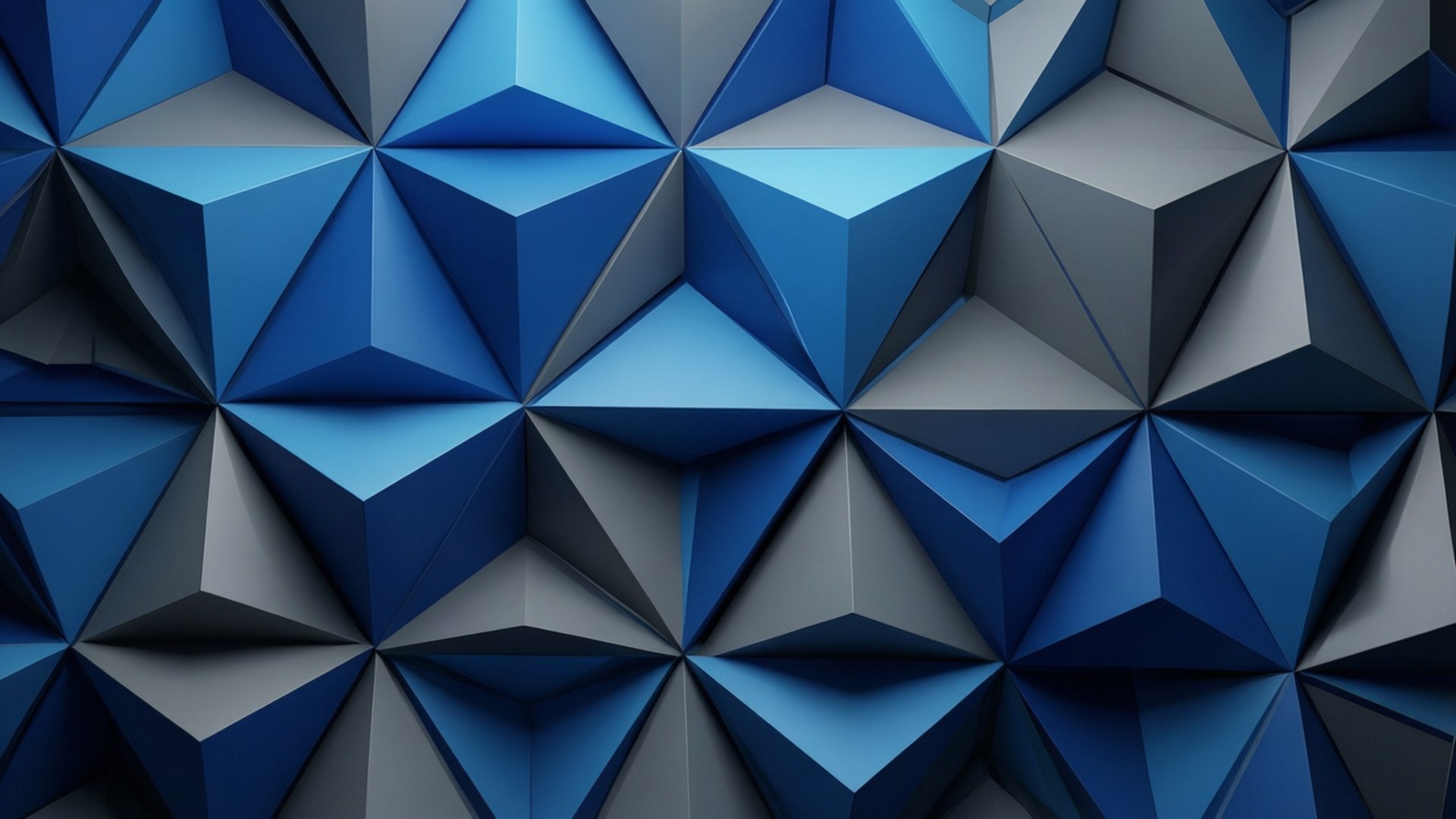 Low-Poly OnePlus Azul Fondos de pantalla