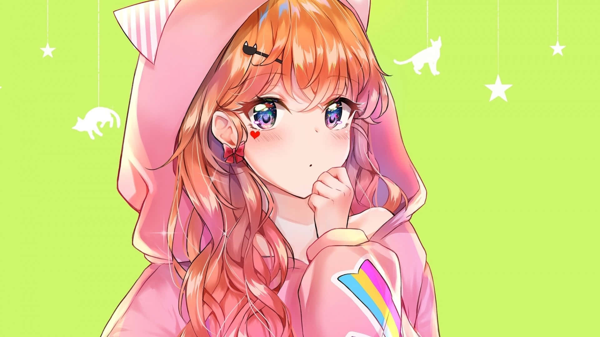 Luce con Estilo en una Sudadera Anime Elegante Fondos de pantalla
