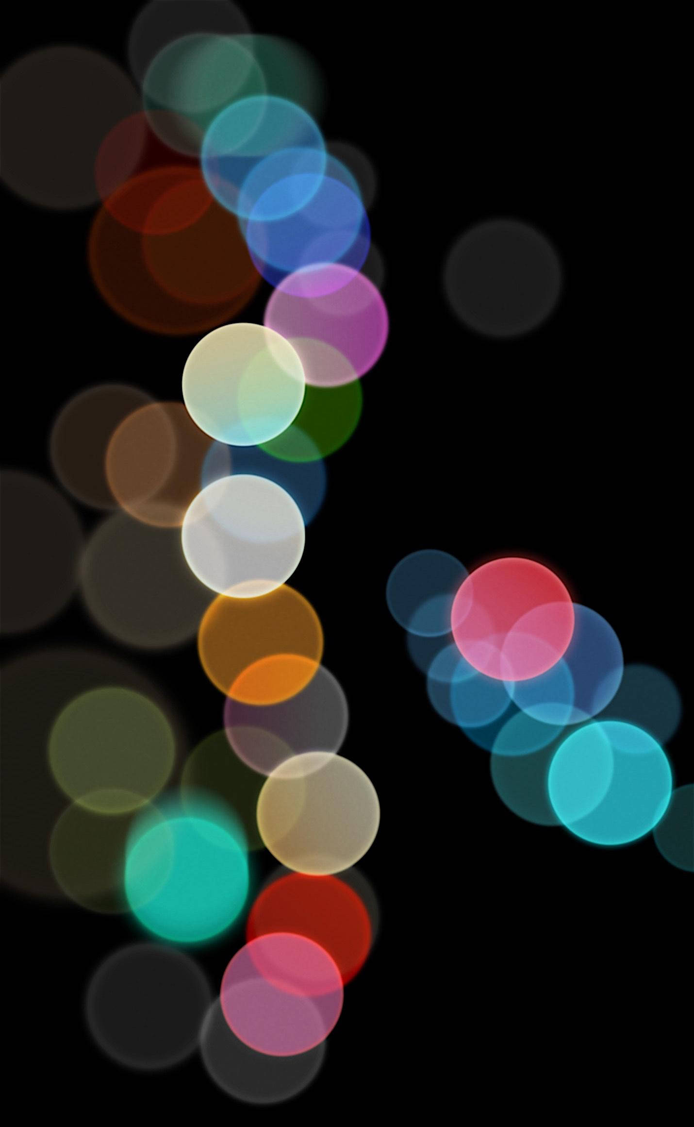 Luces Bokeh Abstractas Original iPhone 7 Fondos de pantalla