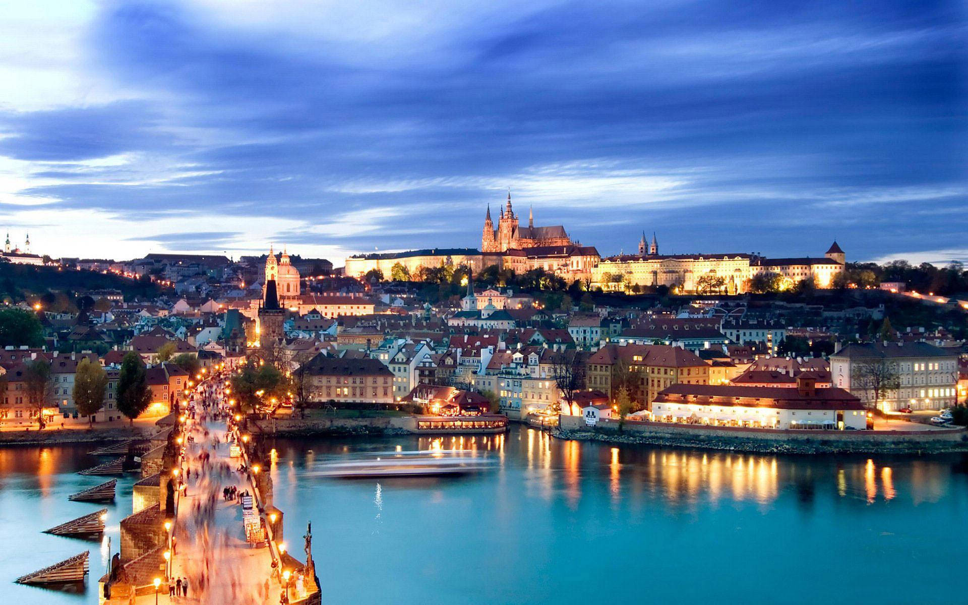 Luces de Ciudad Estéticas para MacBook Fondos de pantalla