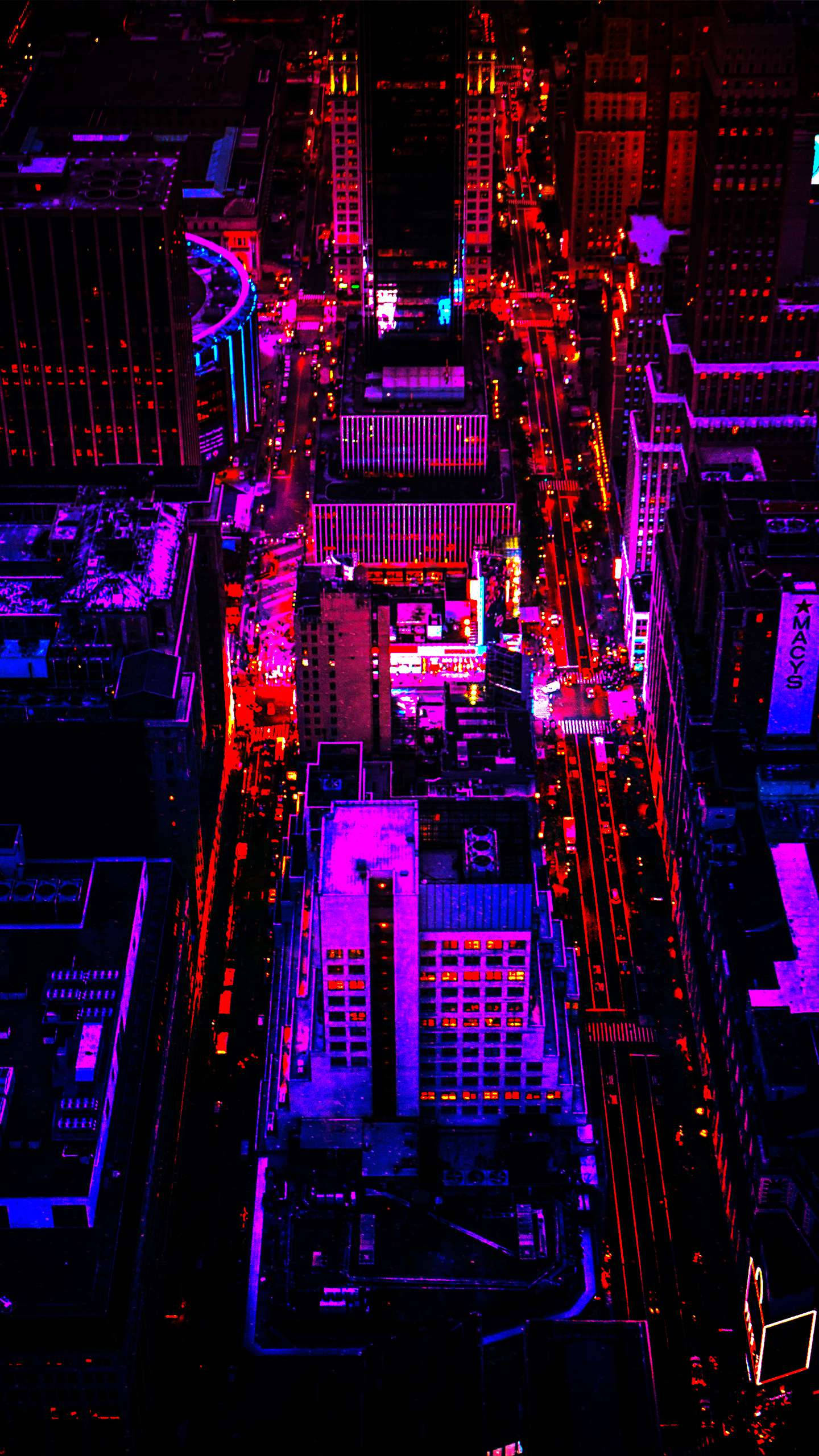 Luces de la ciudad en Las Vegas para iPhone Fondos de pantalla