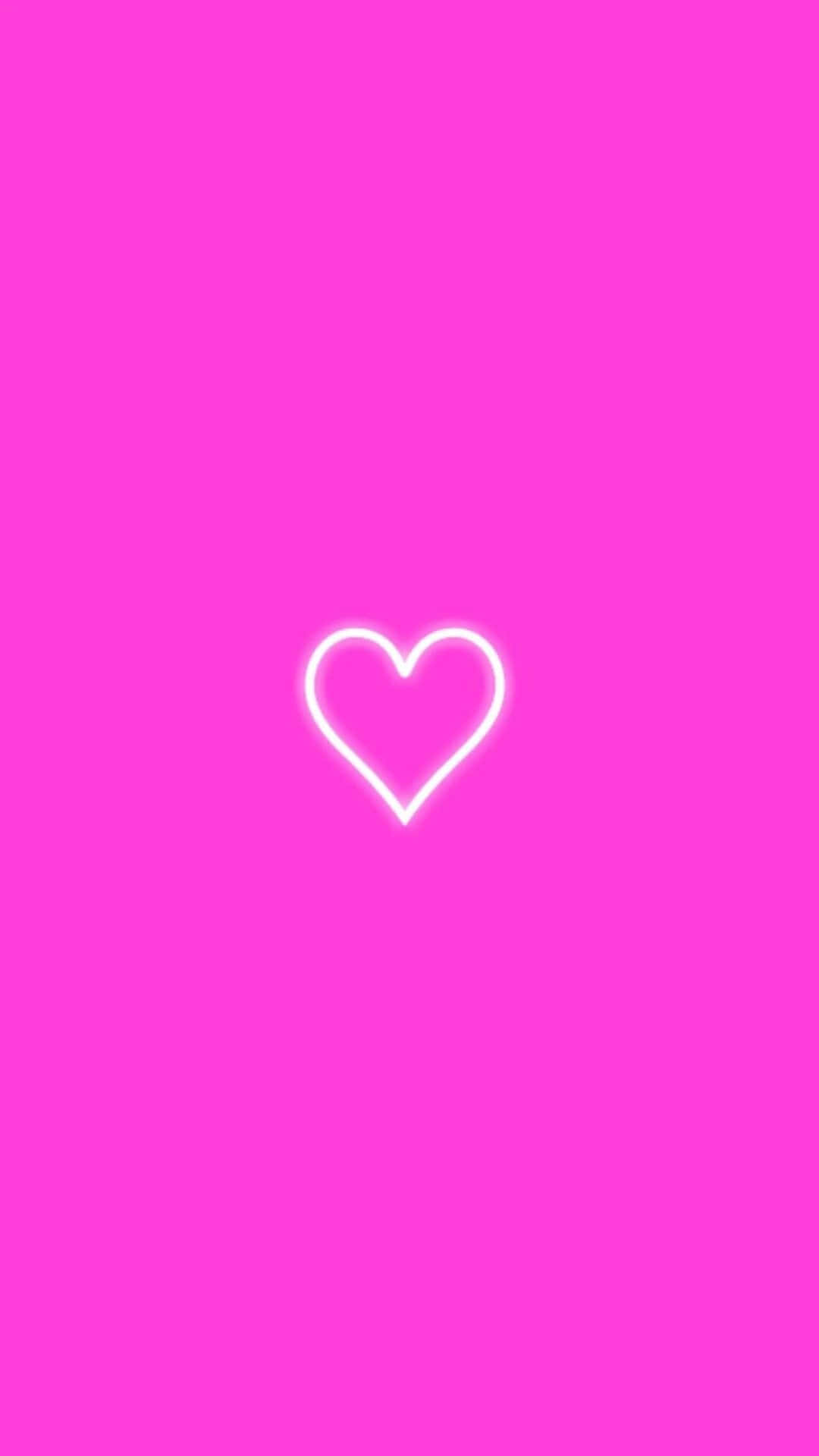 Luces de Neón Vibrantes en un Sueño Rosa Fondos de pantalla