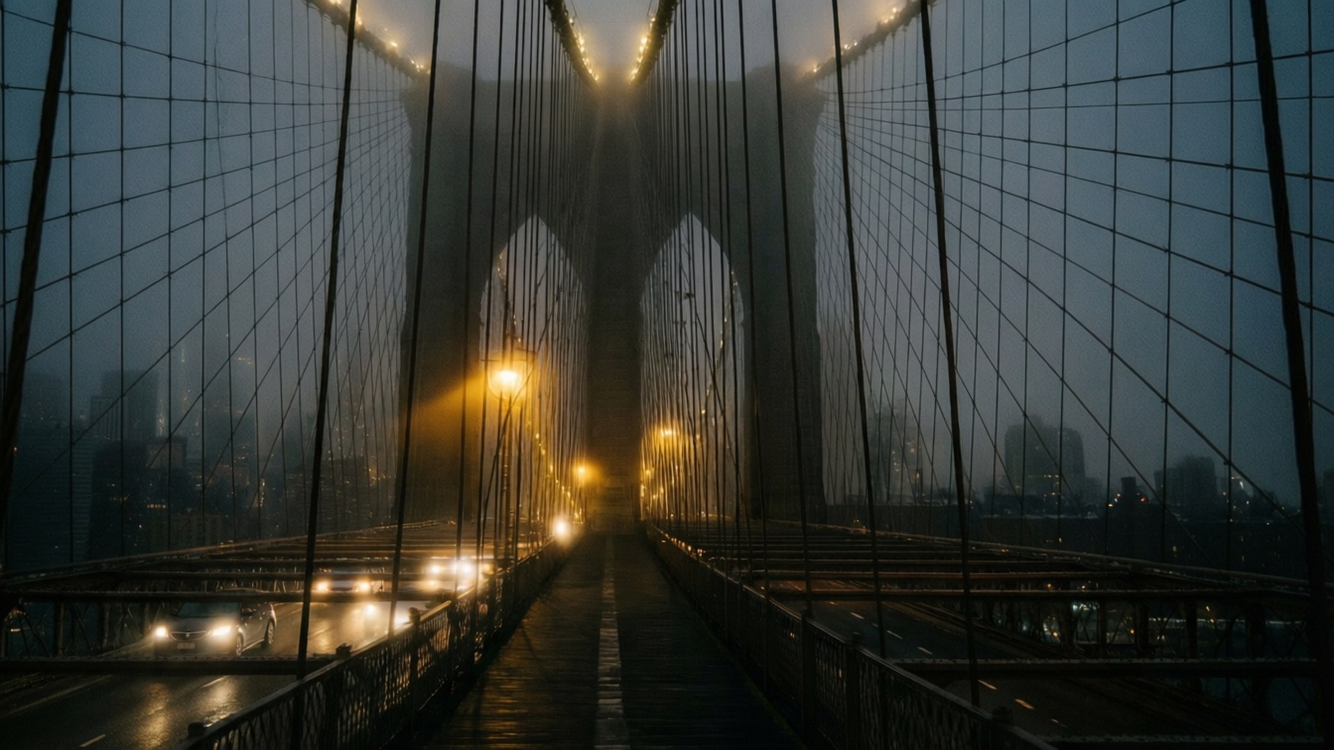 Luces de Puente Neblinoso Fondos de pantalla