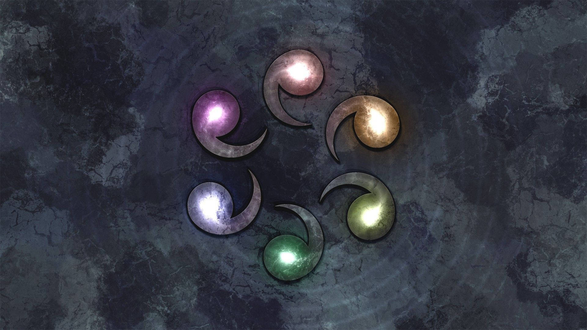 Luces del Símbolo de Naruto Fondos de pantalla