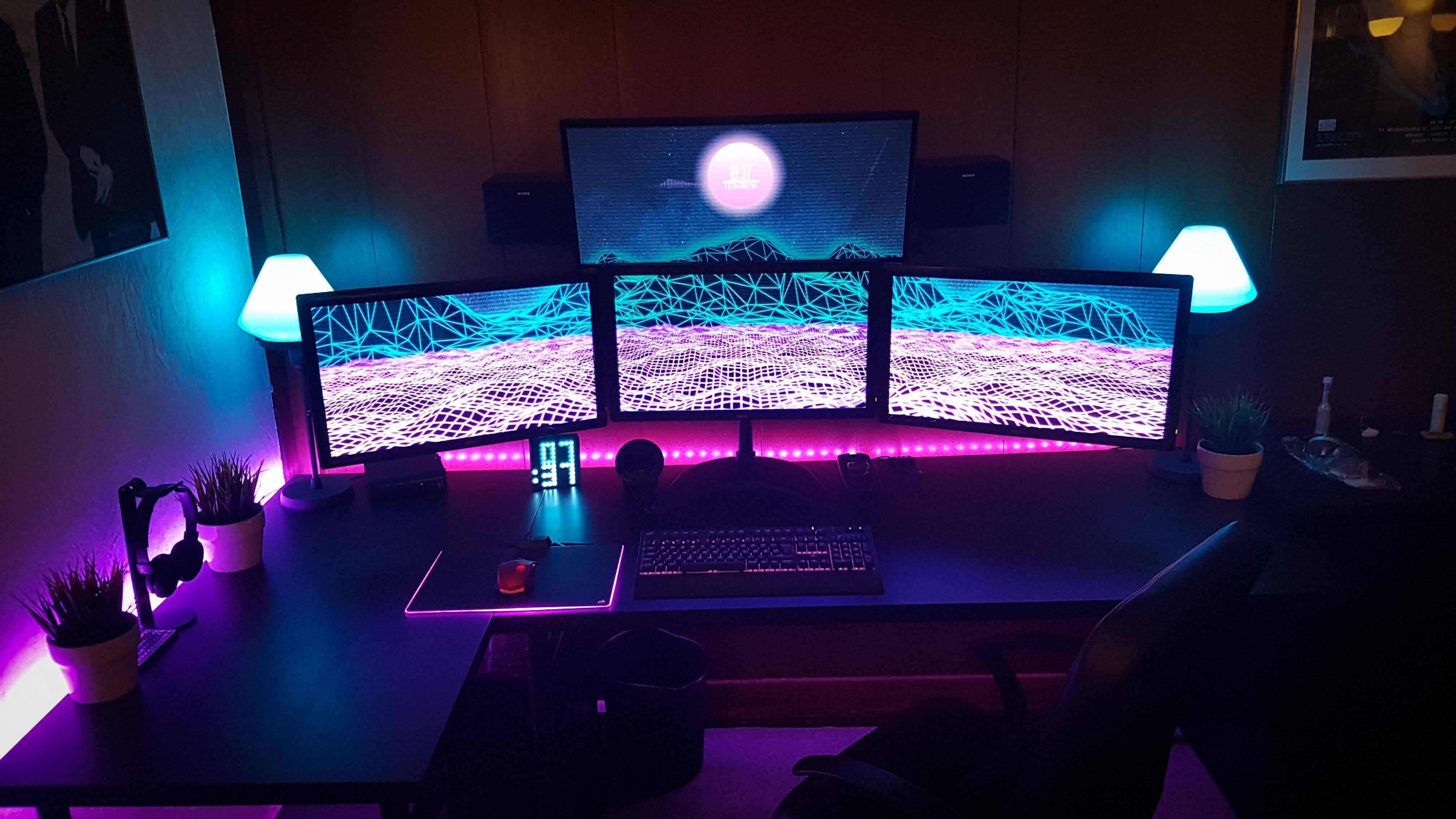 Luces LED para sala de juegos Fondos de pantalla
