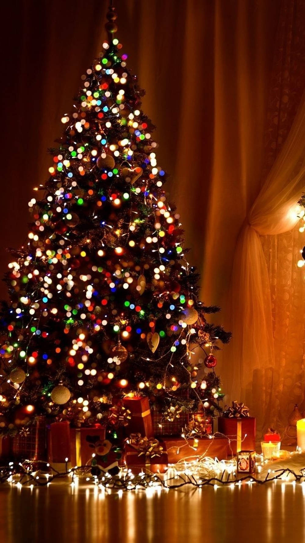 Luces Navideñas de Colores en Tendencia Fondos de pantalla