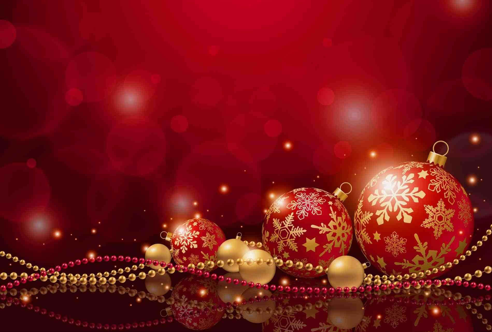 Luces Navideñas Rojas Brillantes Iluminando las Fiestas Fondos de pantalla