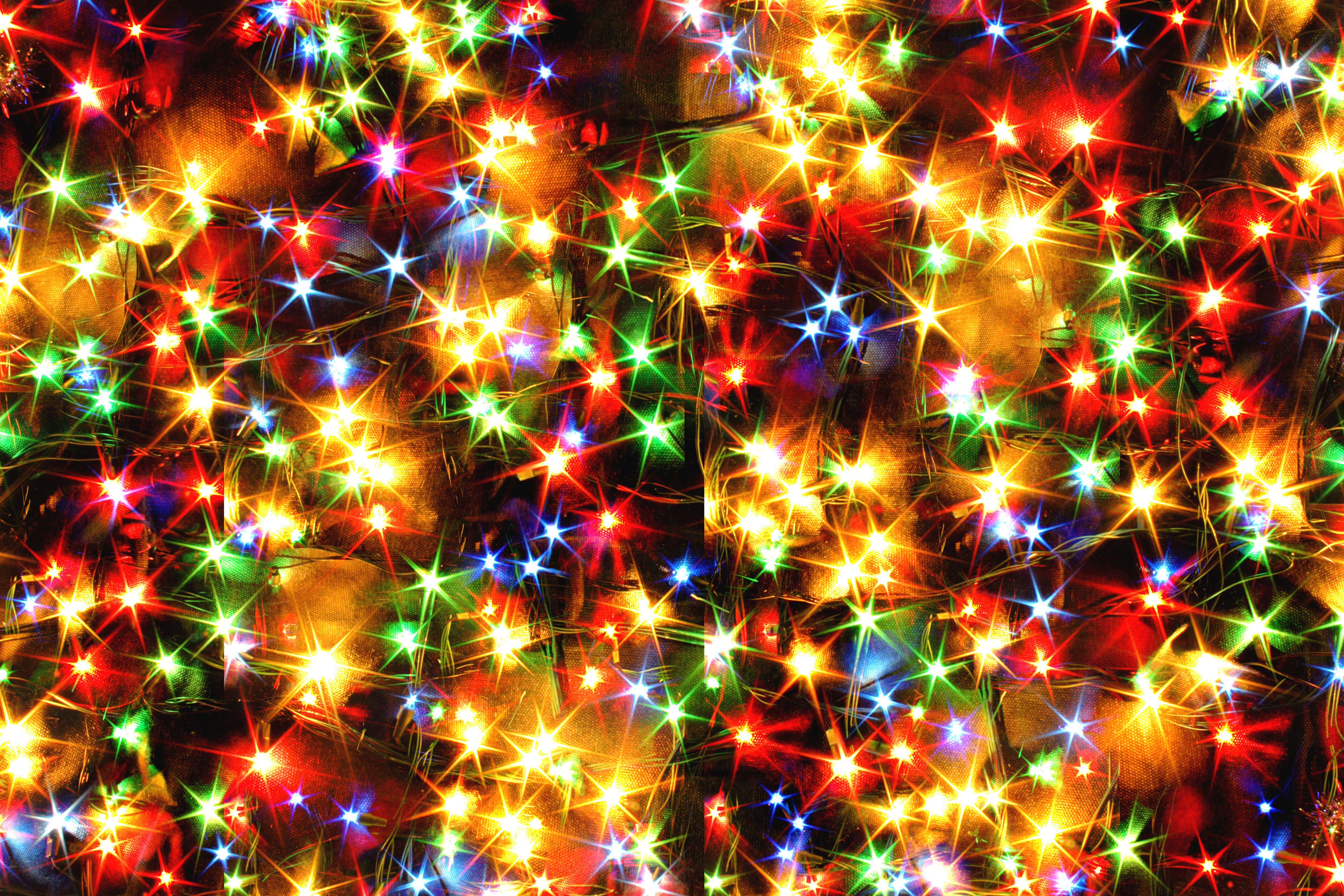 Luces Navideñas Coloridas y Estéticas Fondos de pantalla