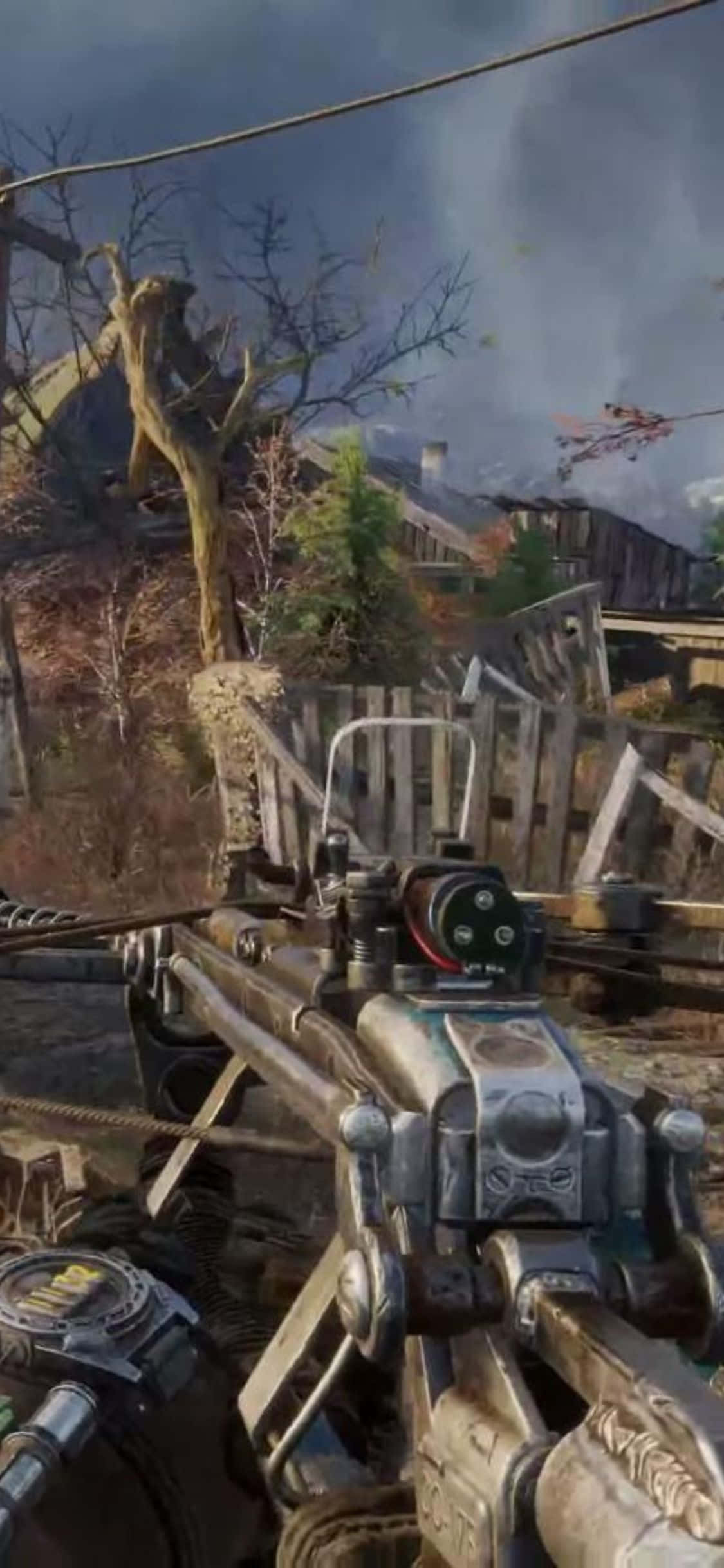Lucha por sobrevivir en Metro Exodus en tu iPhone X Fondos de pantalla