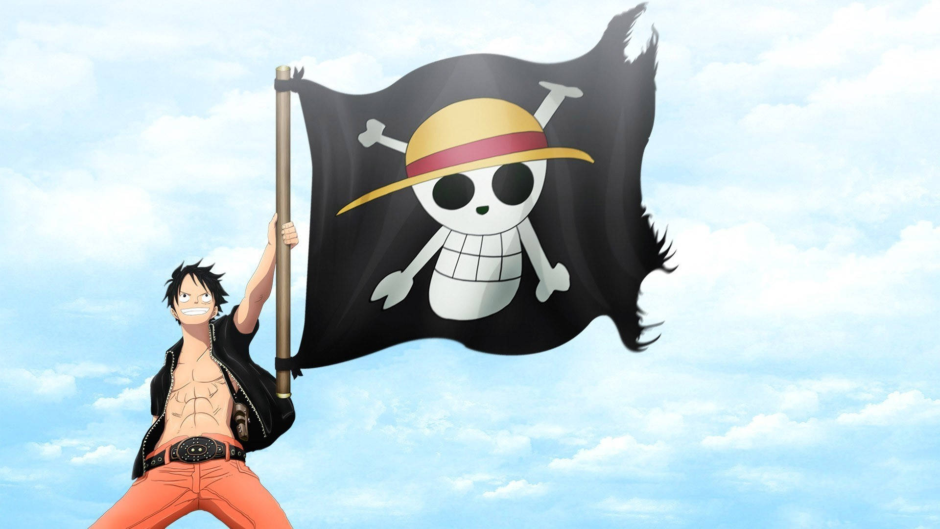 Luffy Bandera Negra de Chopper Fondos de pantalla