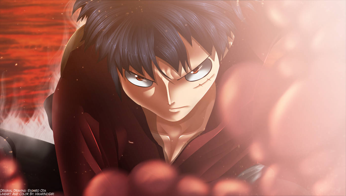 Luffy con Ojos Rojos Serios Fondos de pantalla