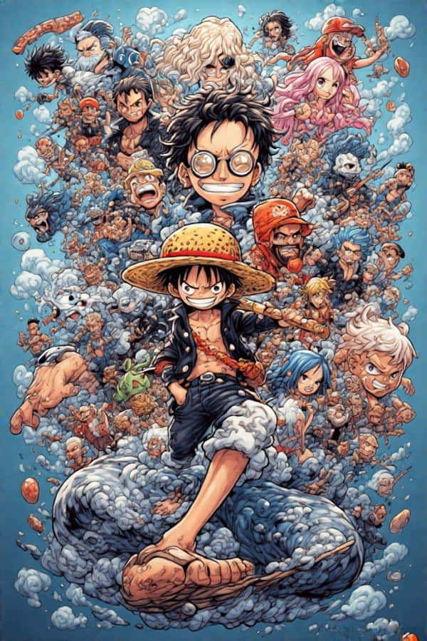 Luffy en el Going Merry al atardecer anime Fondos de pantalla