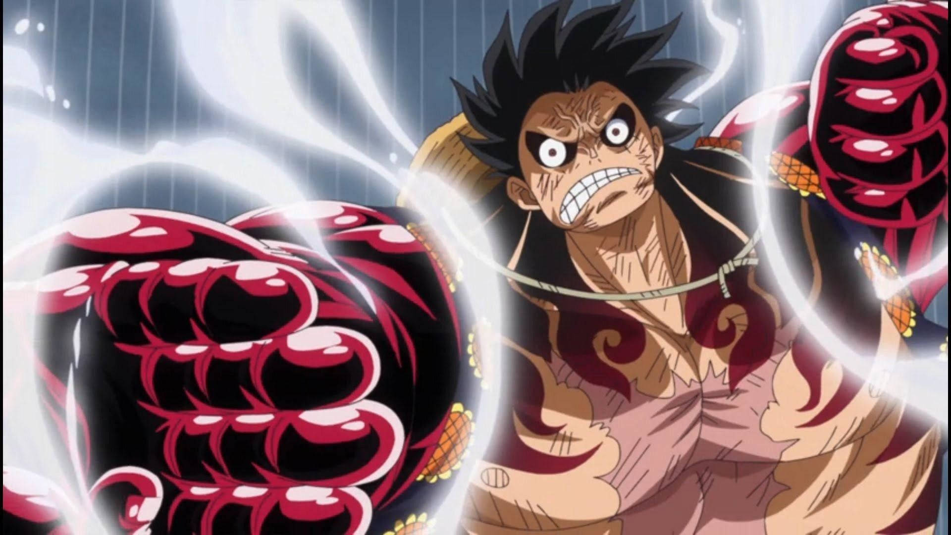 Luffy Gear 4 Cara Distorsionada Fondos de pantalla