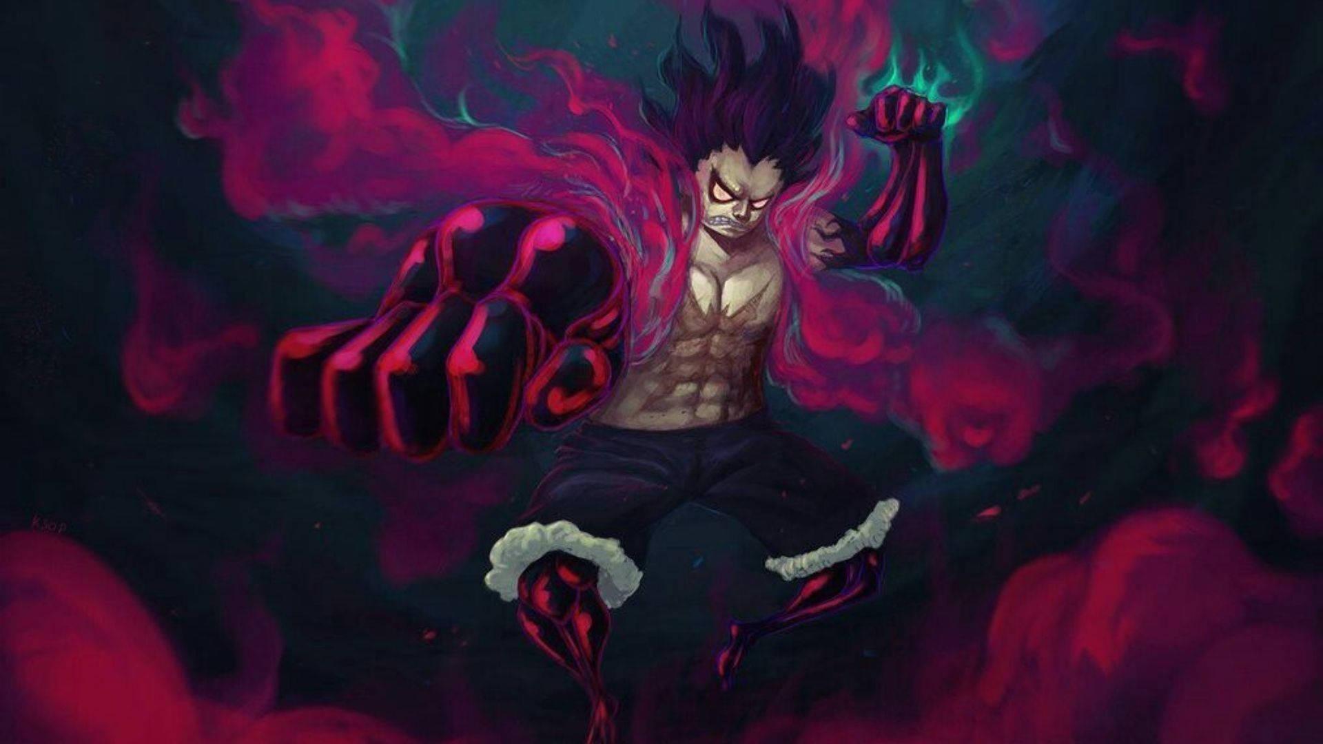 Luffy Gear 4 Gótico Fondos de pantalla