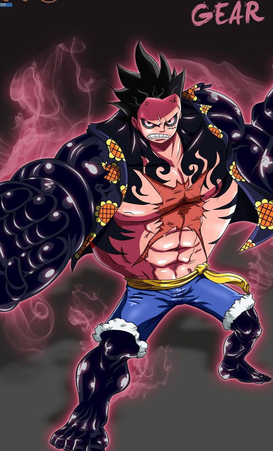 Luffy Gear 4 Vapor Fondos de pantalla