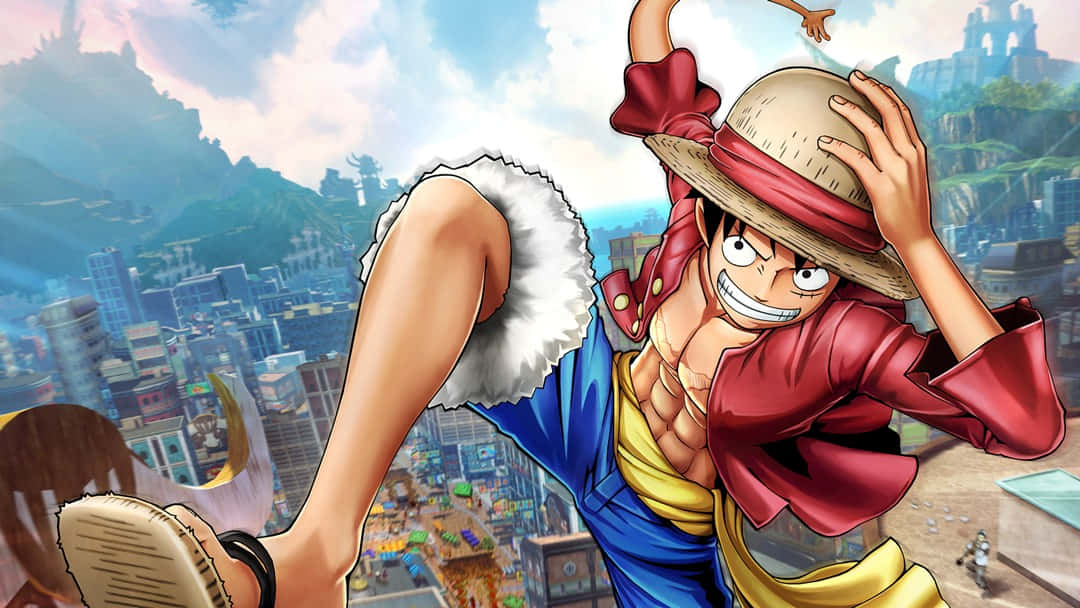 Luffy y los Sombrero de Paja listos para zarpar en busca del One Piece Fondos de pantalla