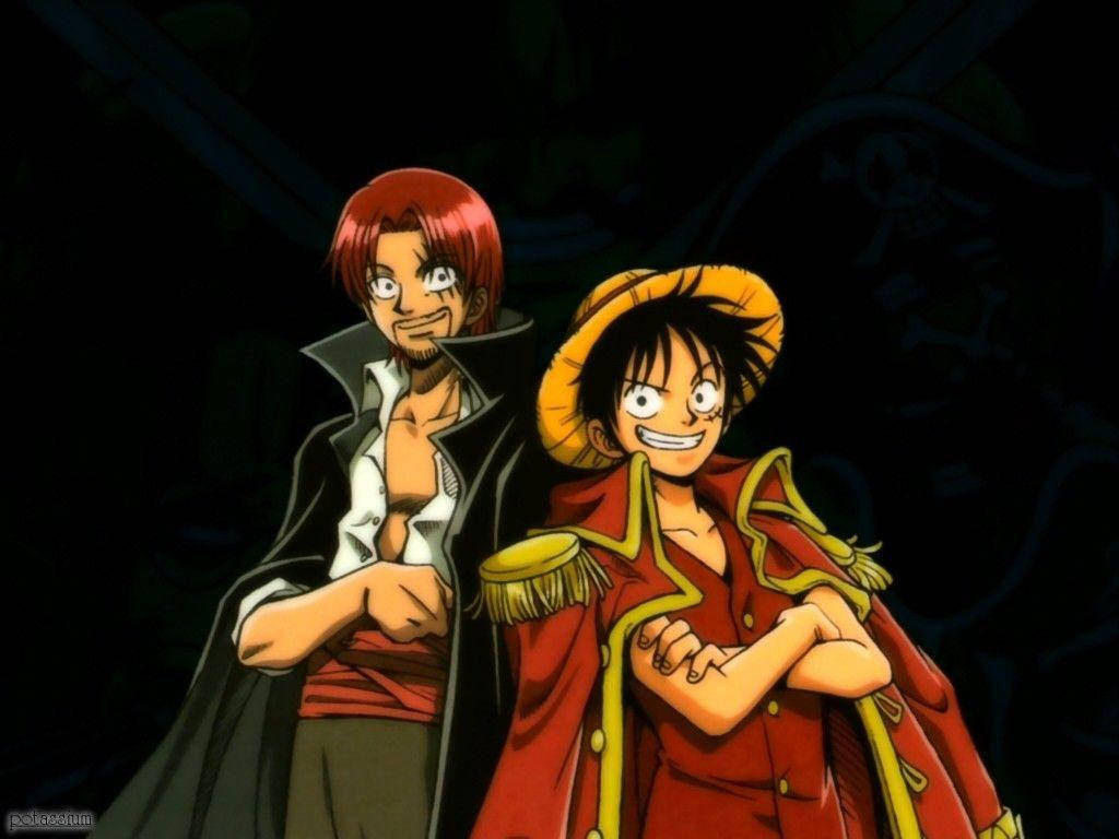 Luffy y Shanks lado a lado One Piece Fondos de pantalla