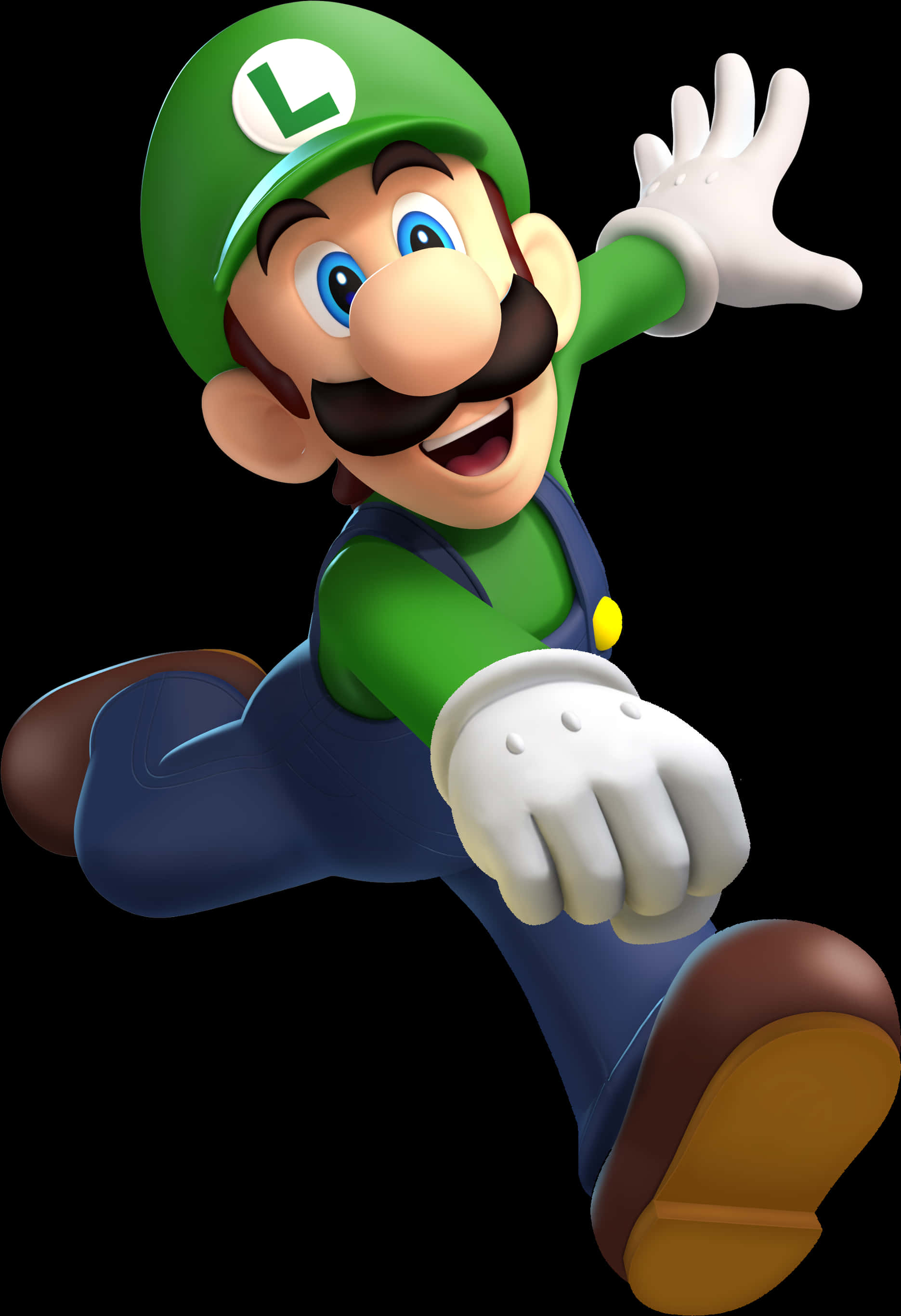 Luigi en pose de acción Fondos de pantalla
