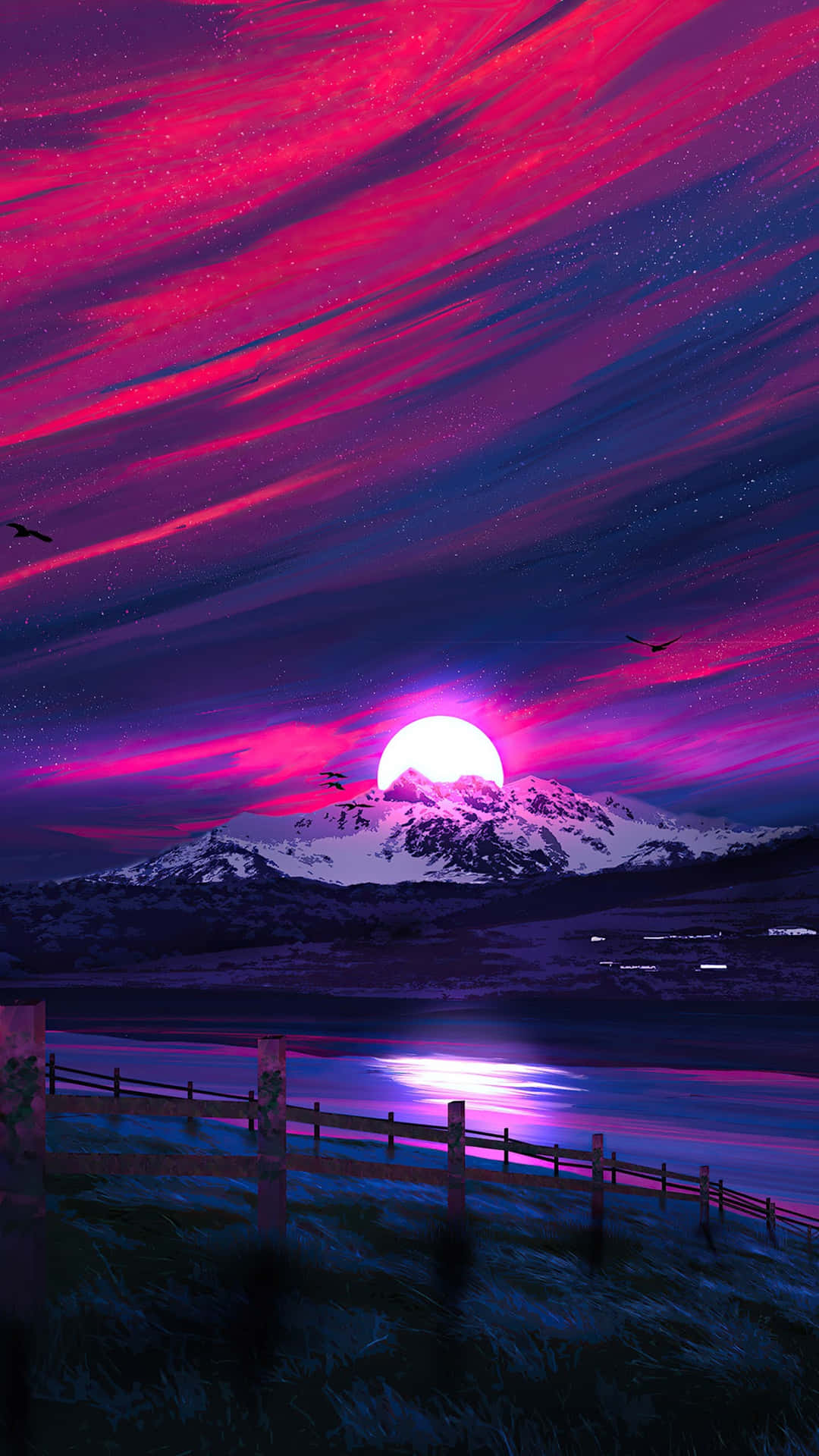 Luna 4K para iPhone en la Naturaleza Fondos de pantalla