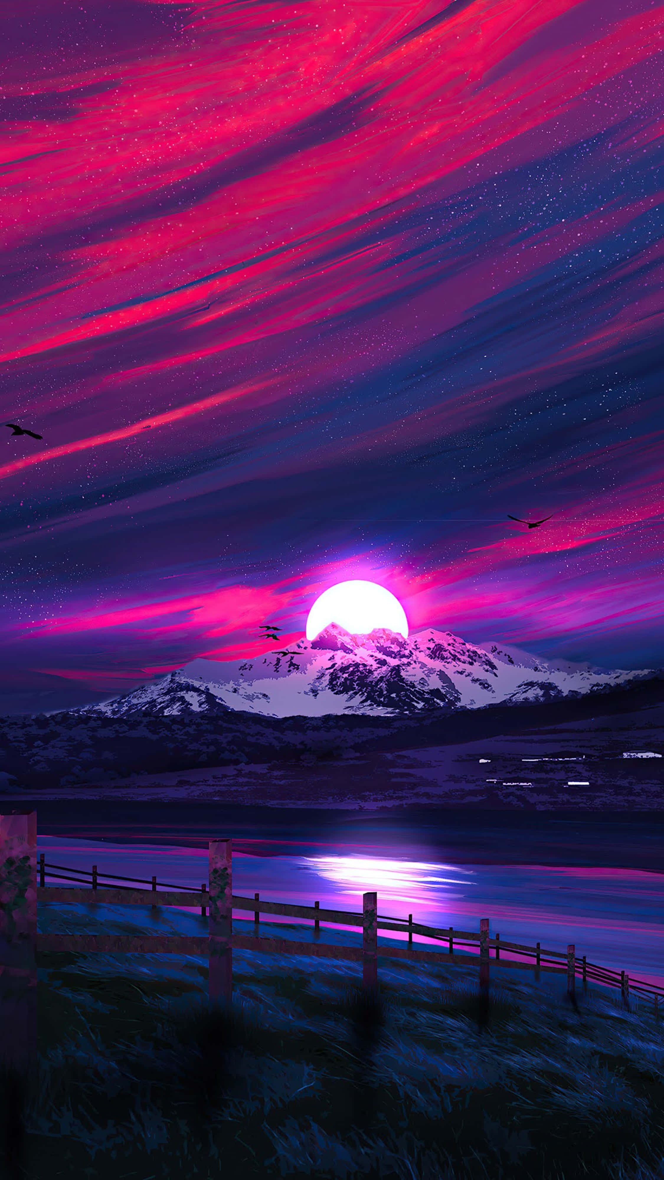 Luna 4K para iPhone en la Naturaleza Fondos de pantalla