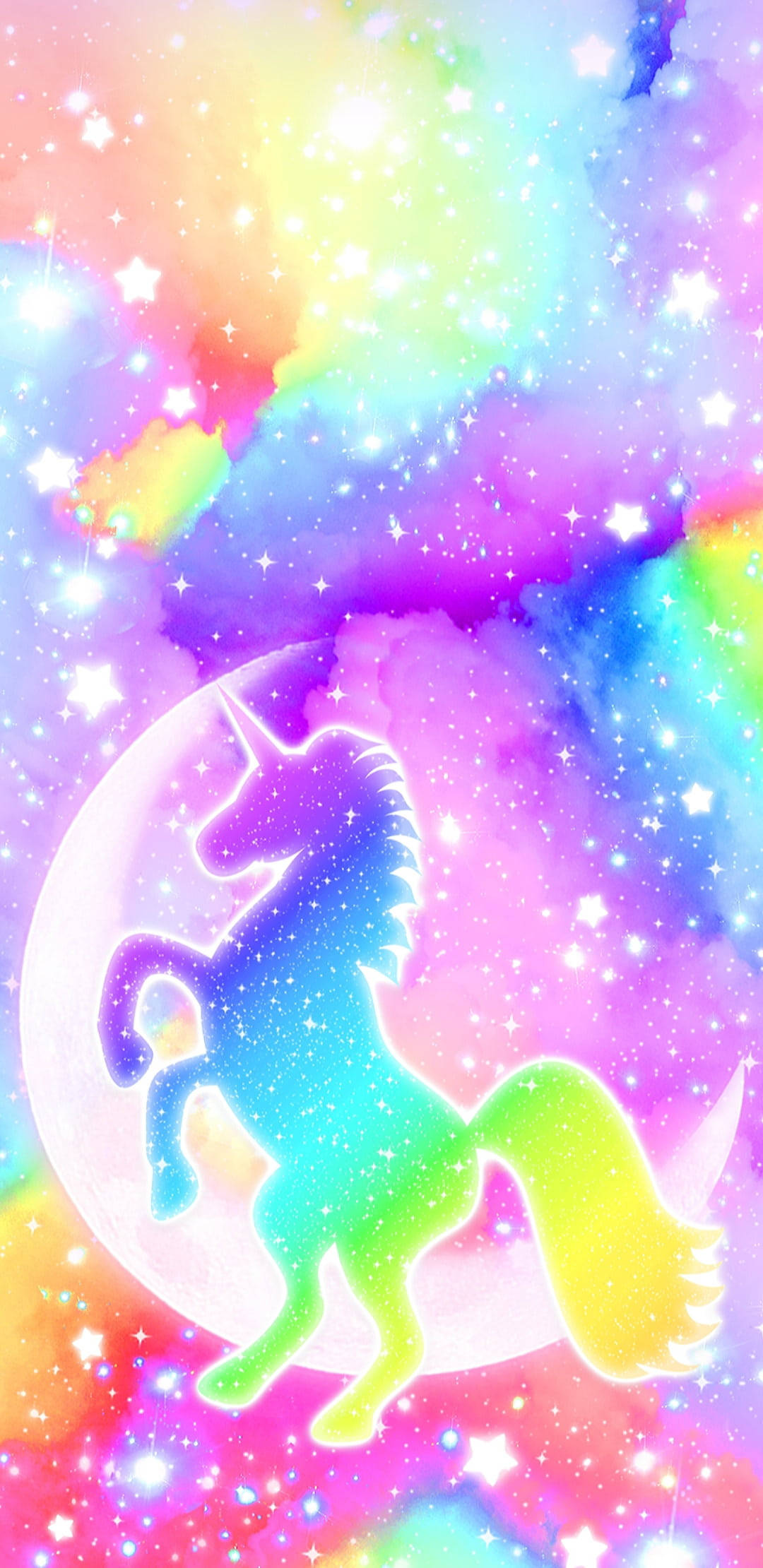 Luna, Brillo y Unicornios Fondos de pantalla