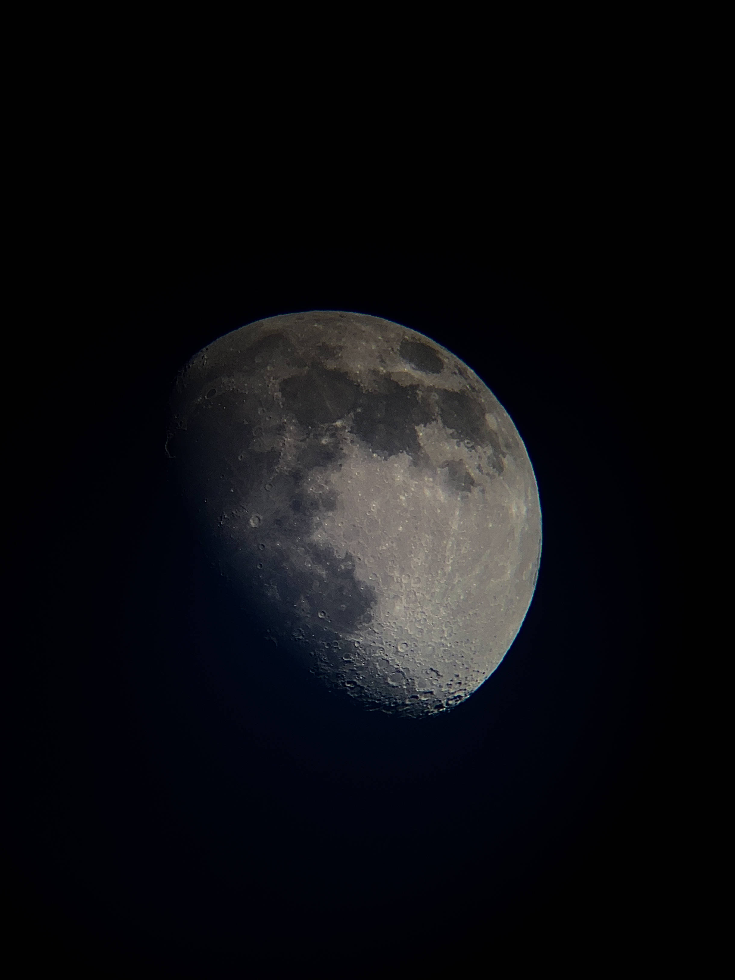 Luna con Cráteres Espacio iPhone Fondos de pantalla