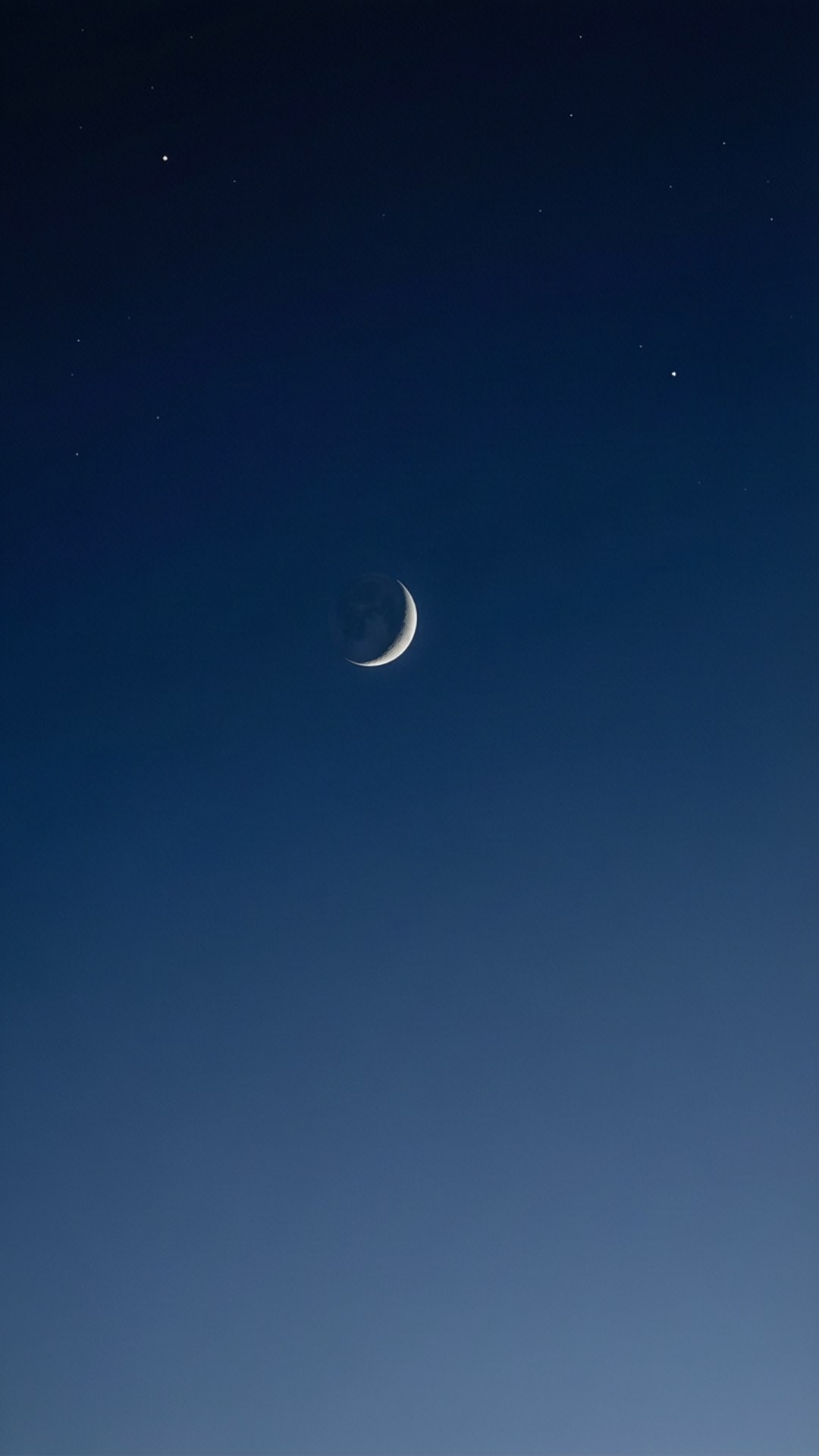 Luna Creciente Minimalista Fondos de pantalla
