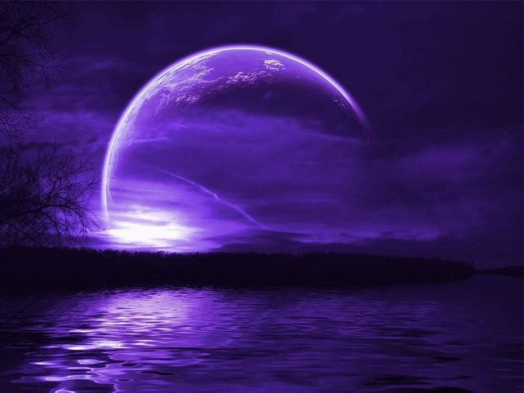 Luna de neón encantadora Fondos de pantalla