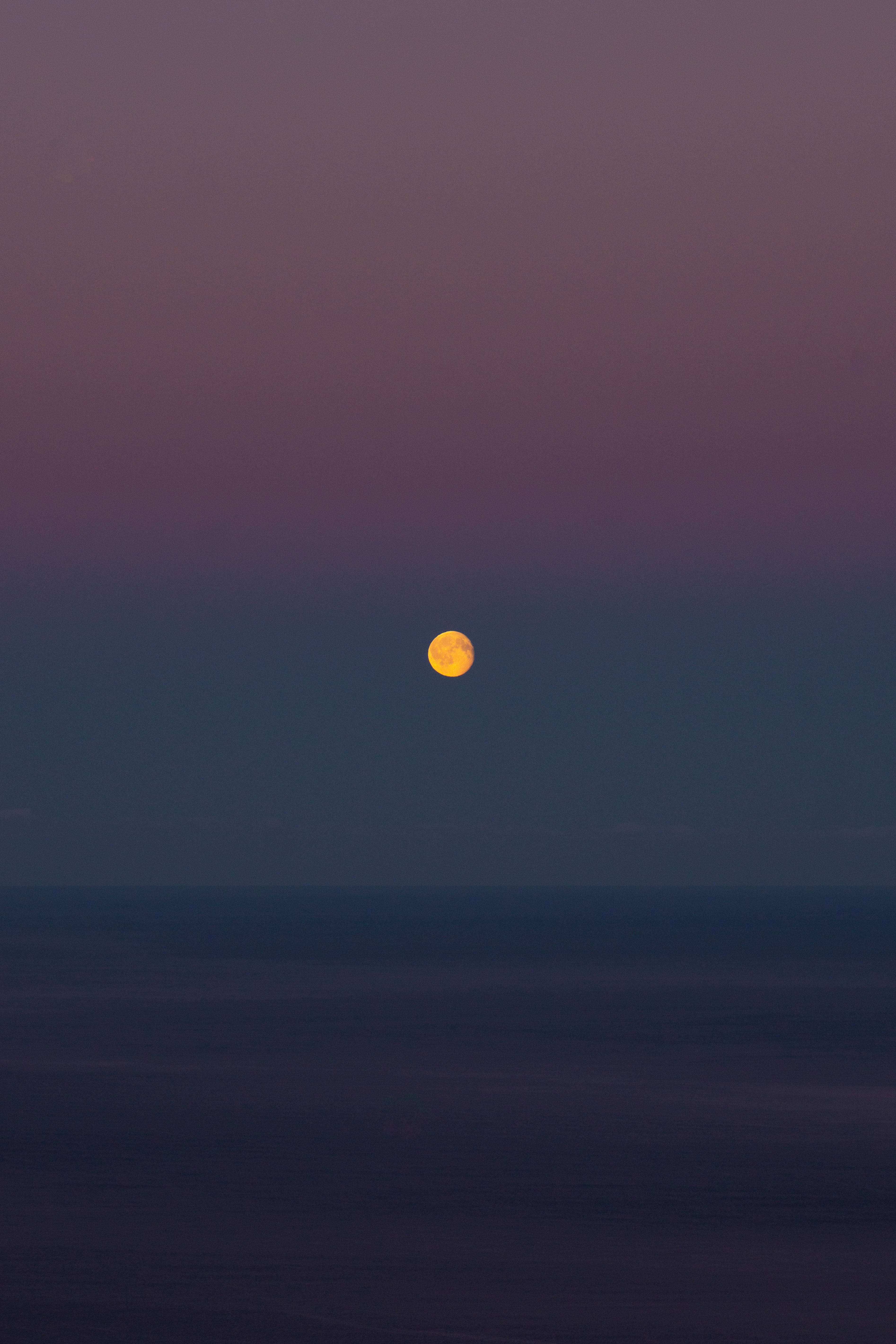 Luna estética del amanecer colorido Fondos de pantalla