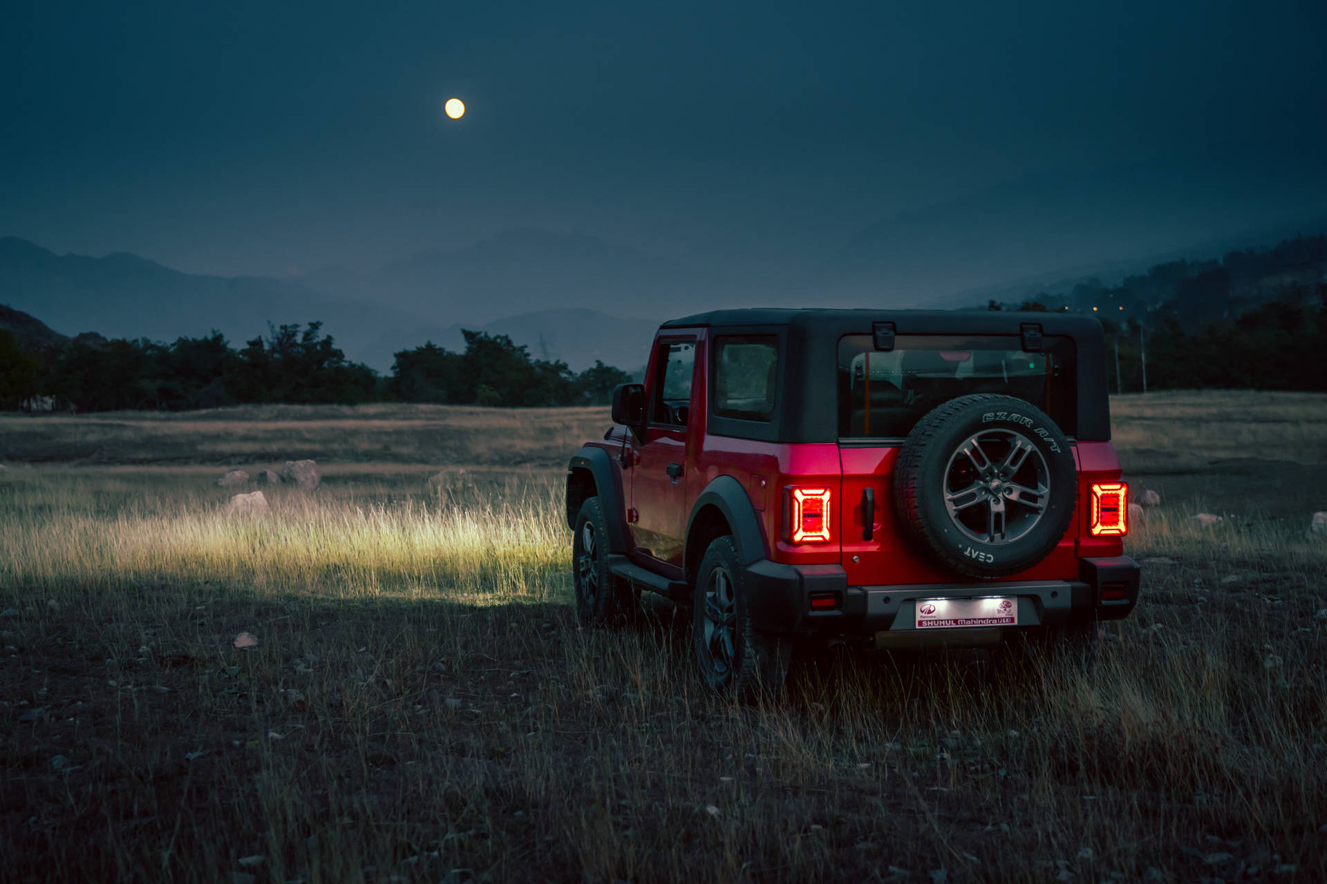 Luna Llena Thar Rojo 4K