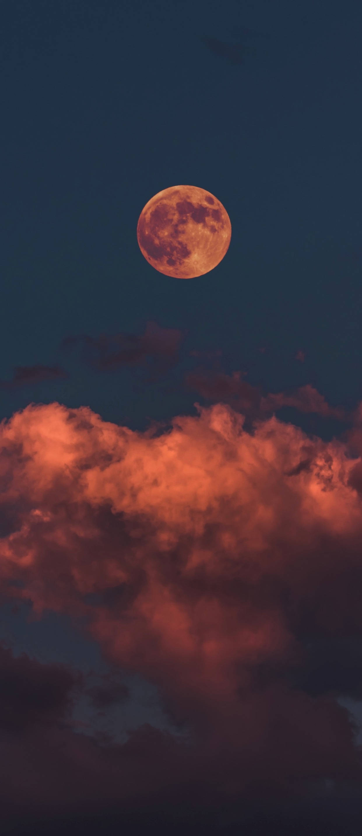 Luna Lunar Aterradora Halloween iPhone Fondos de pantalla
