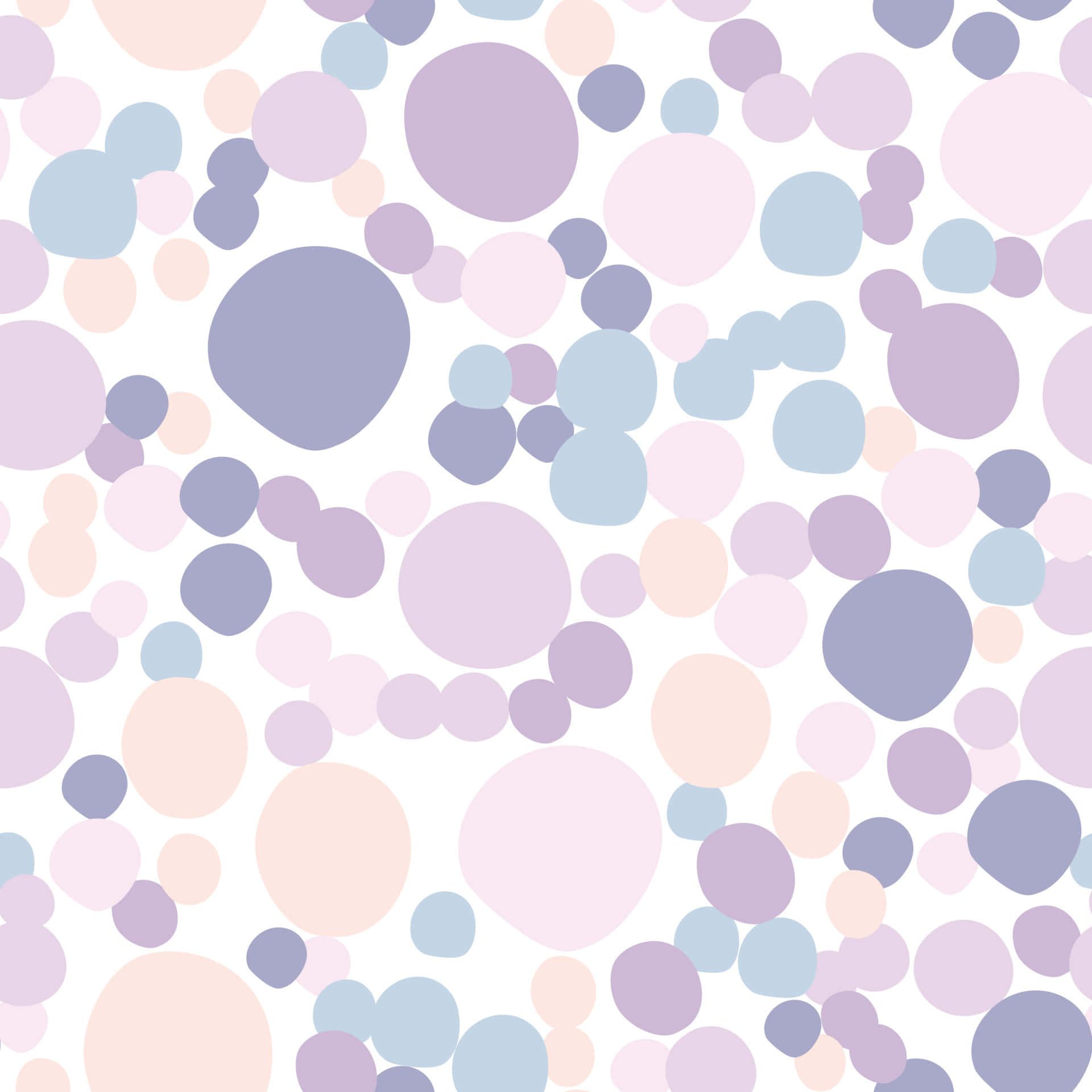 Lunares superpuestos en morado, rosa y blanco Fondos de pantalla