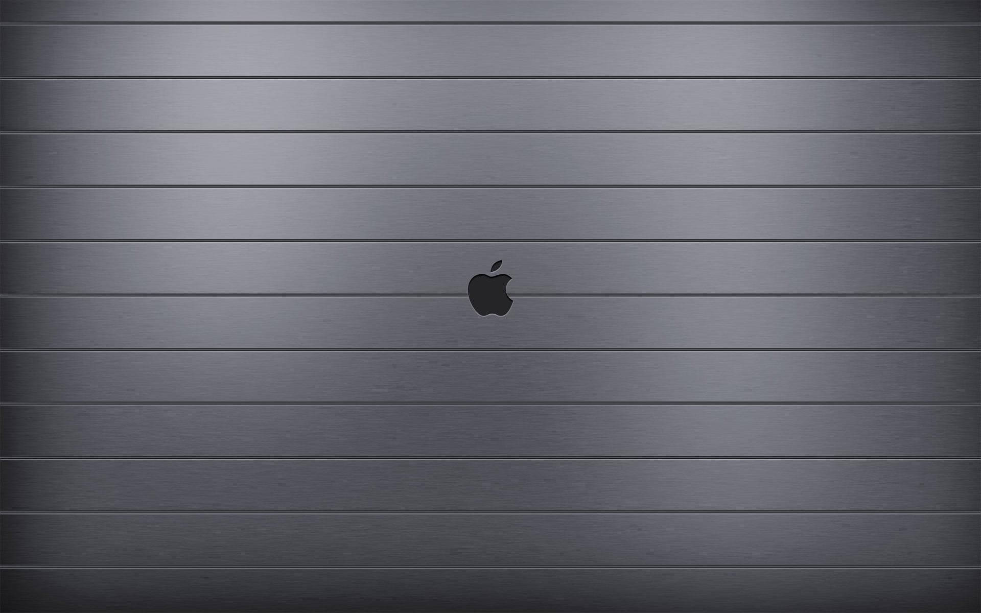 MacBook Air Logo Metálico Fondos de pantalla