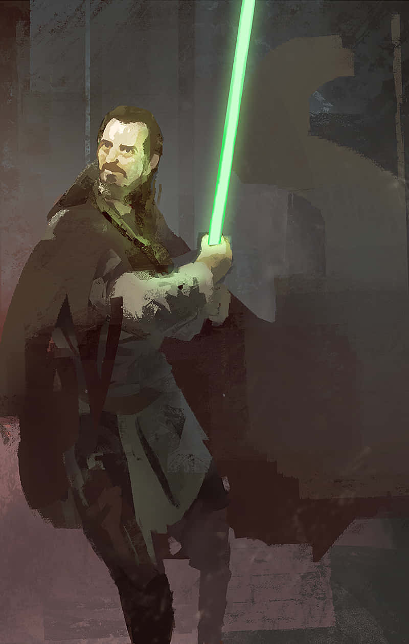 Maestro Qui-Gon Jinn, el Sabio Caballero Jedi Fondos de pantalla