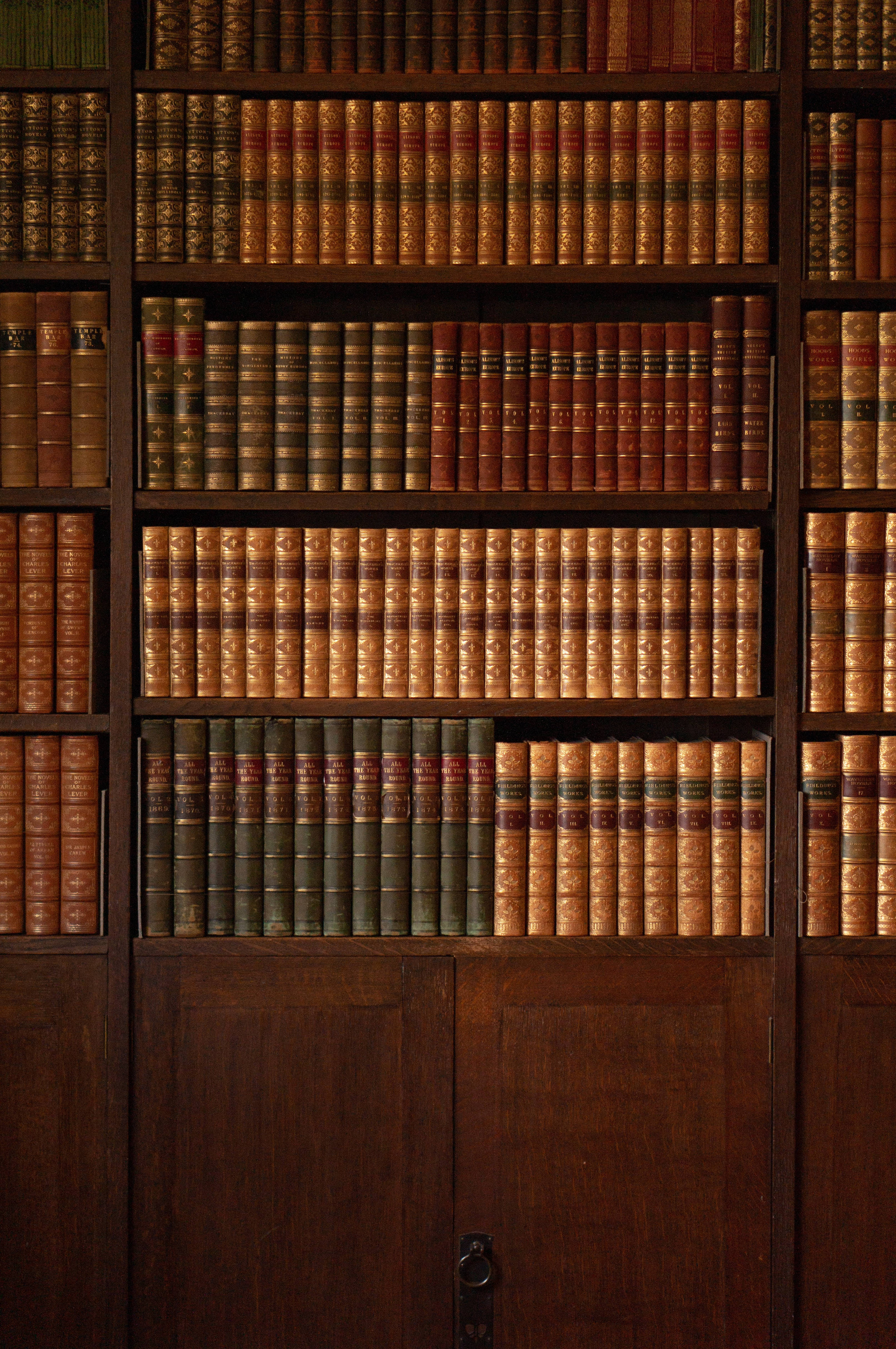Magnífica Biblioteca Vintage Estética Fondos de pantalla