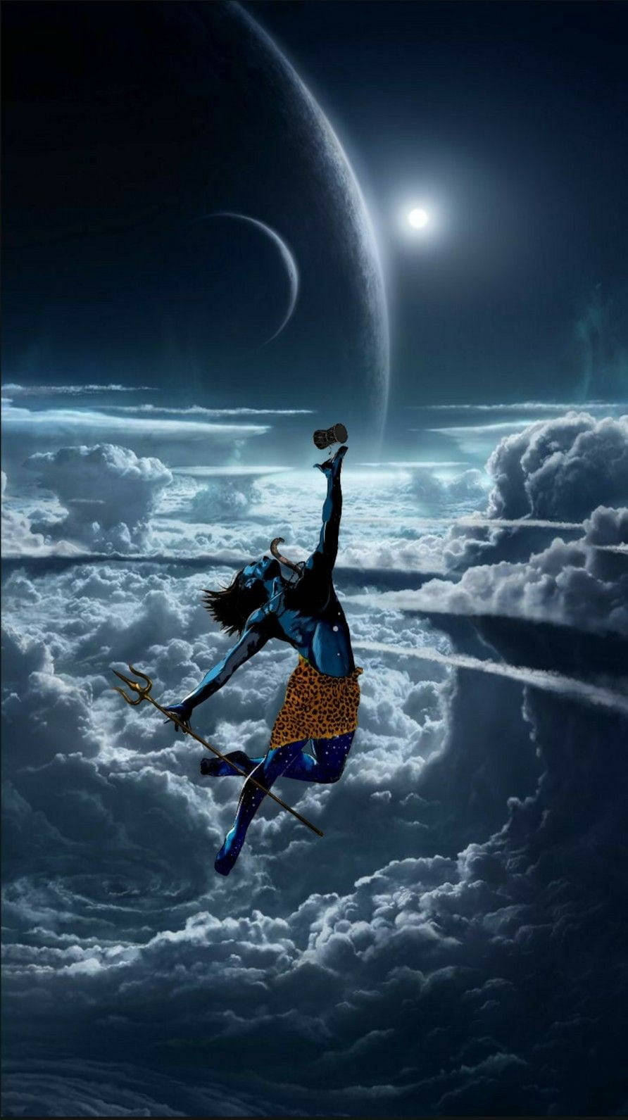 Mahadev Rudra Avatar en el Cielo Fondos de pantalla