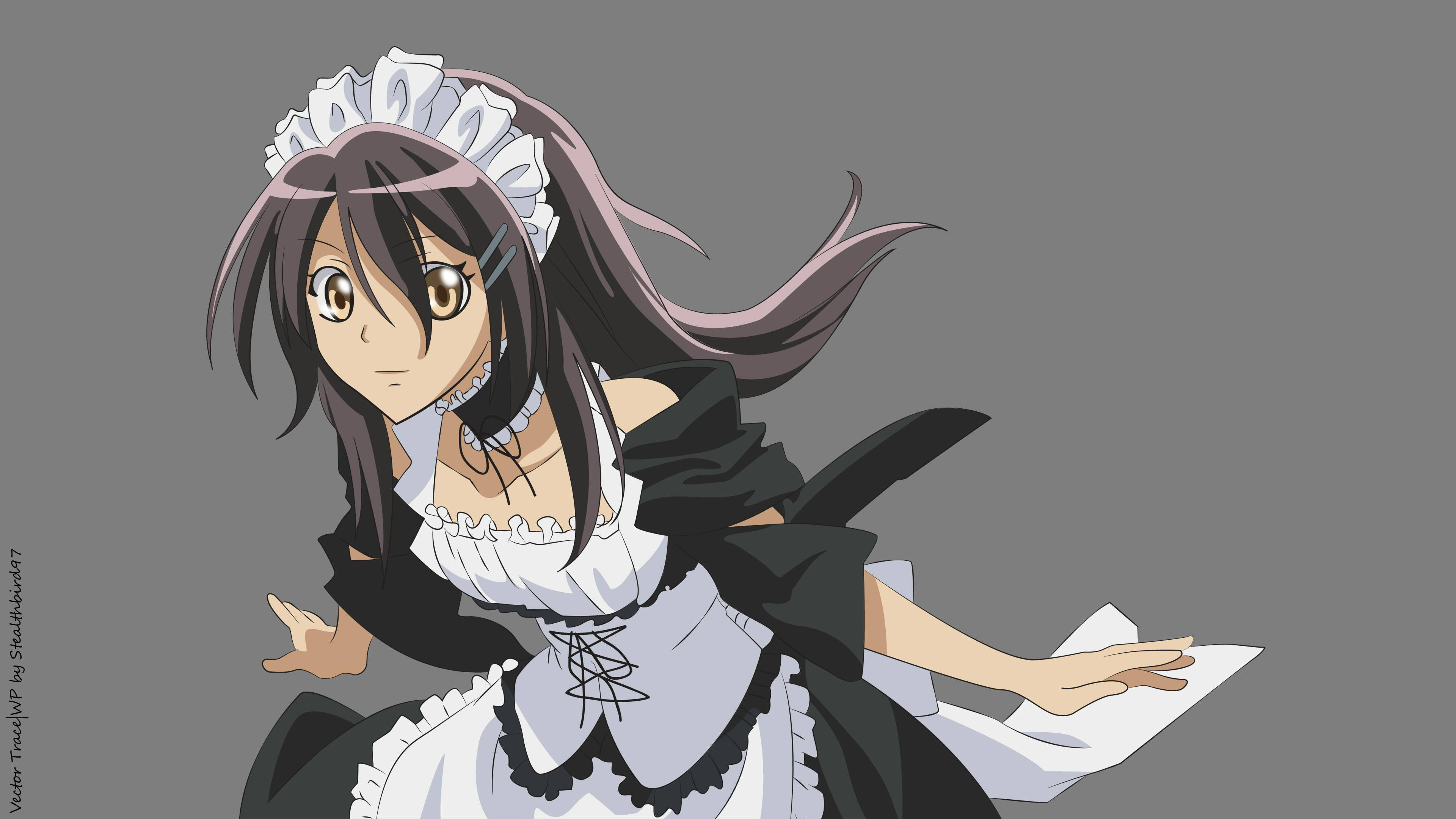 Maid Sama Misaki Ayuzawa Atuendo de Sirvienta Fondos de pantalla