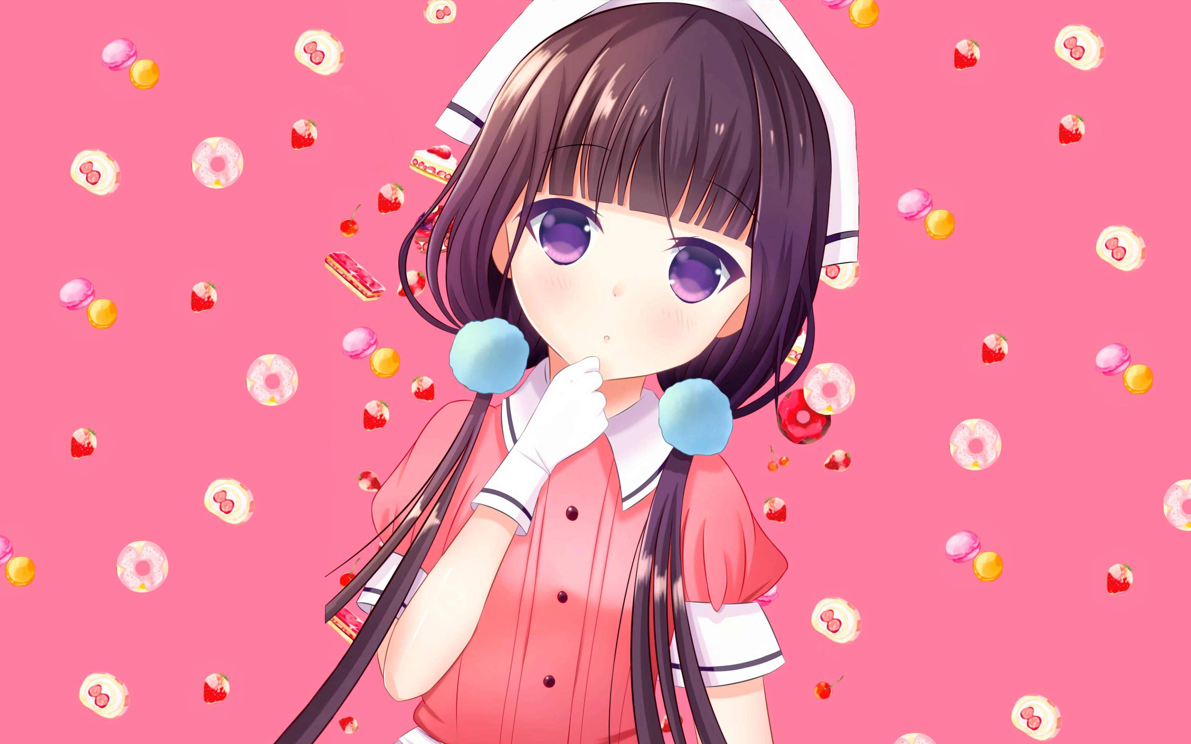 Maika Estética Anime Rosa Fondos de pantalla