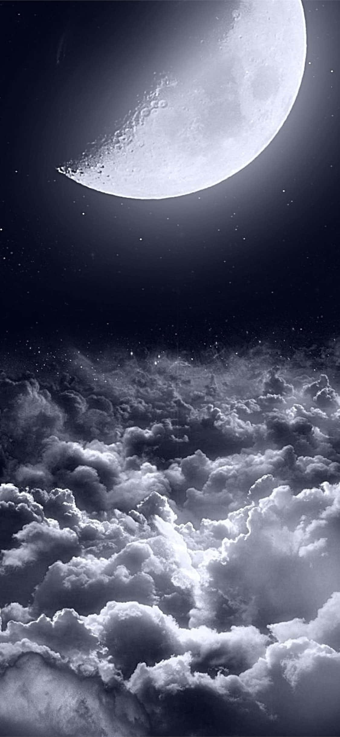 Majestuosa Luna Llena en el Cielo Nocturno Fondos de pantalla