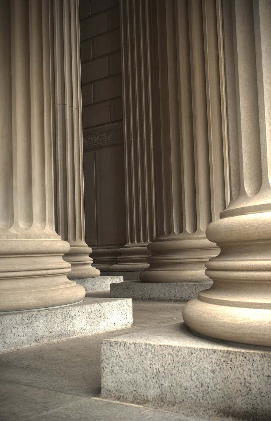 Majestuosas columnas de la Corte Suprema de EE. UU. Fondos de pantalla