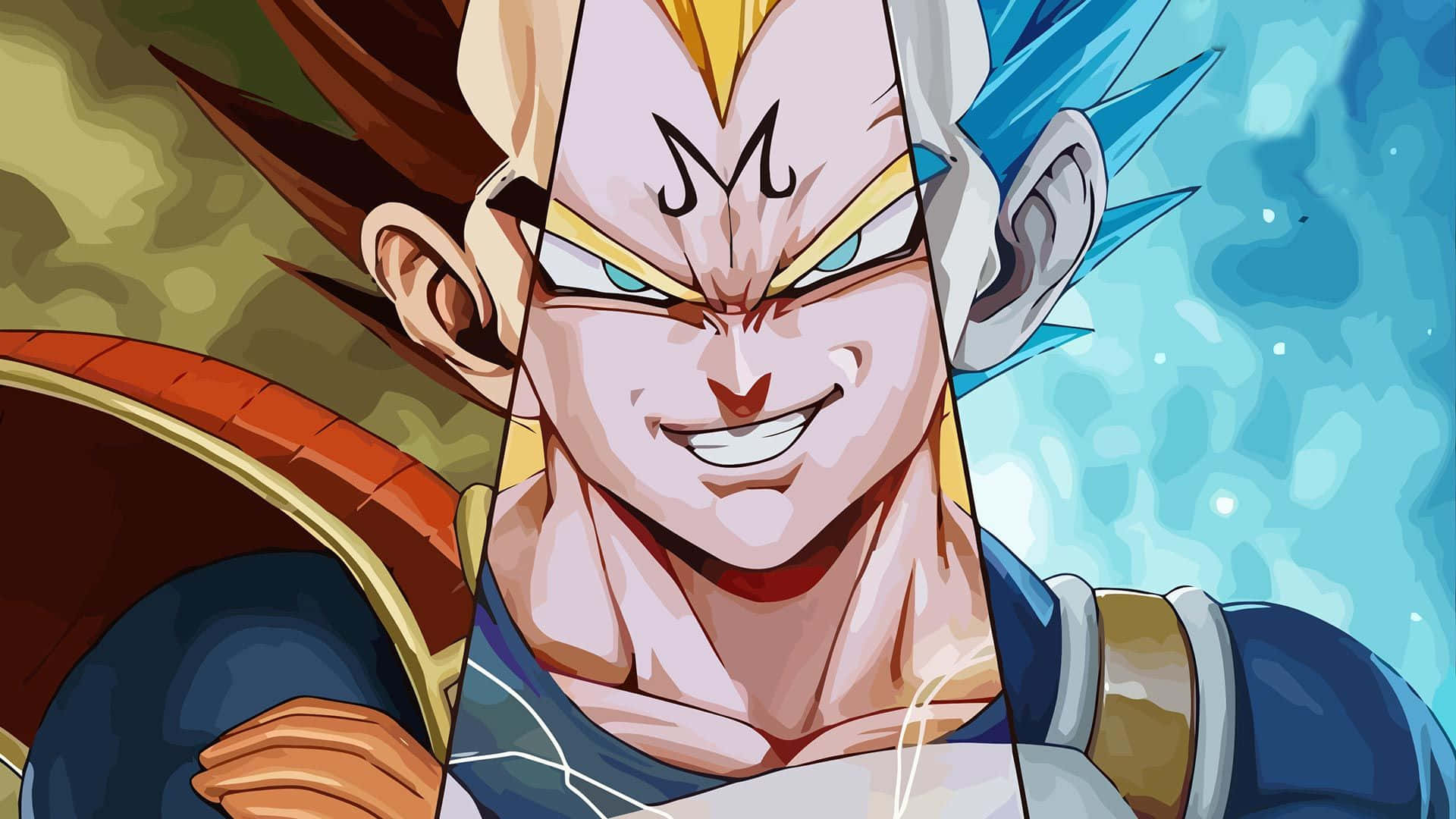 Majin Vegeta de Diferente Color de Cabello Fondos de pantalla