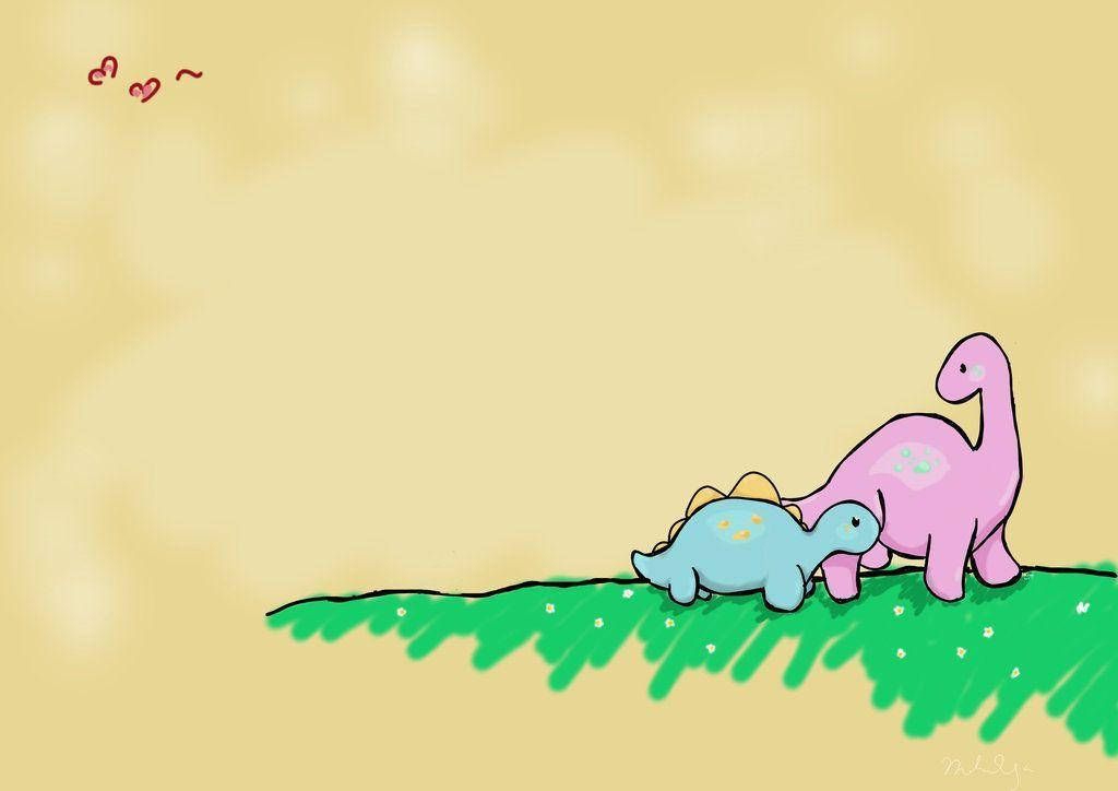 Mamá Dinosaurio y su Hijo Fondos de pantalla