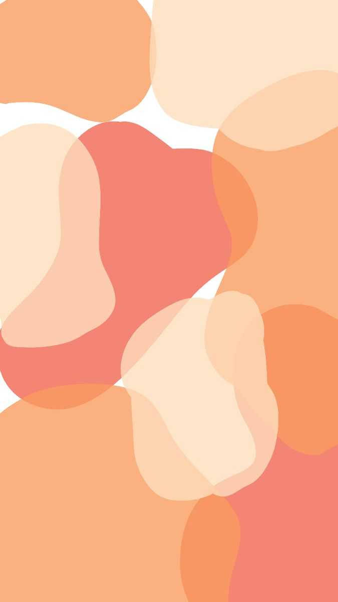 Manchas rojas, naranjas y crema boho para iPhone Fondos de pantalla
