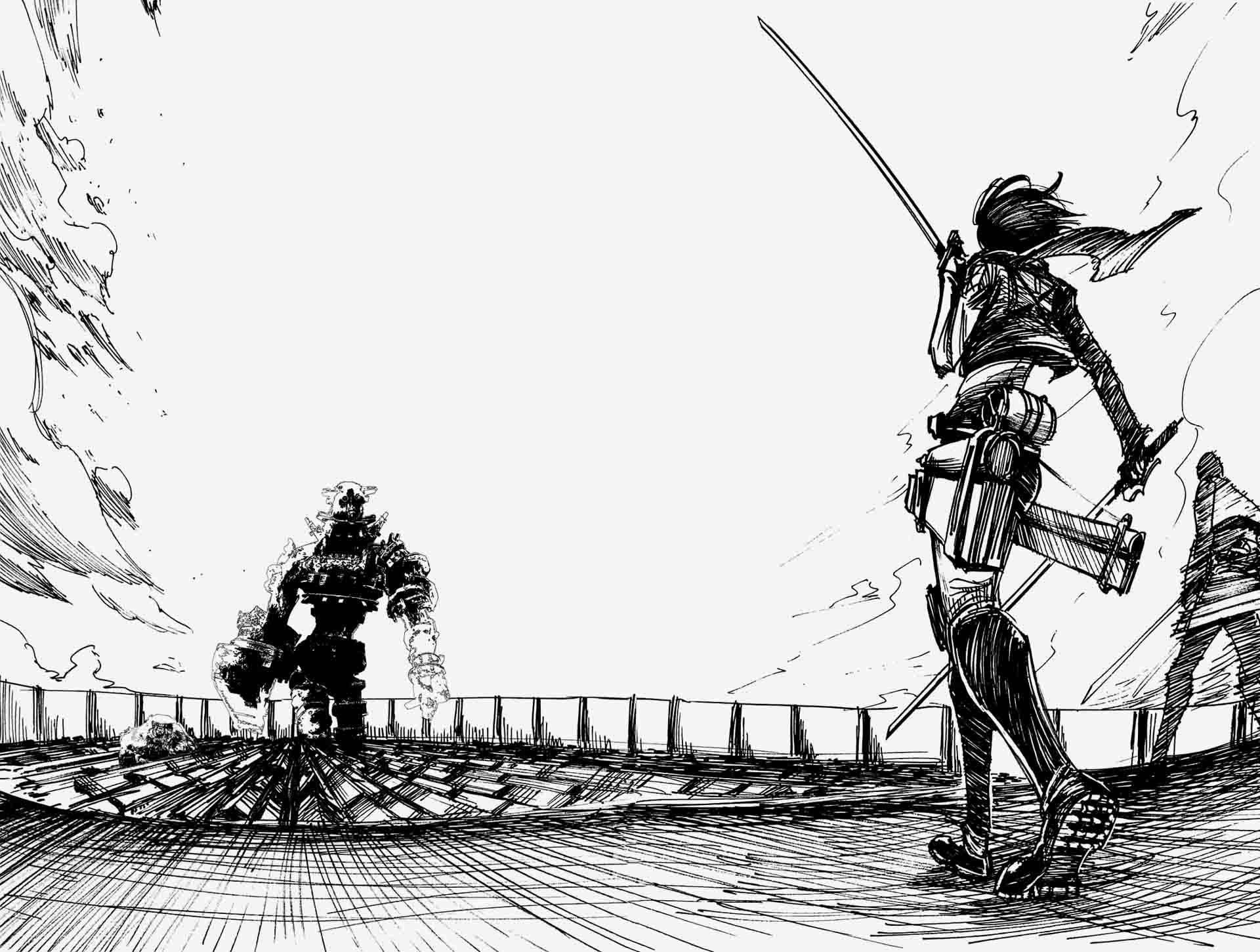Manga 4K de Ataque a los Titanes Fondos de pantalla