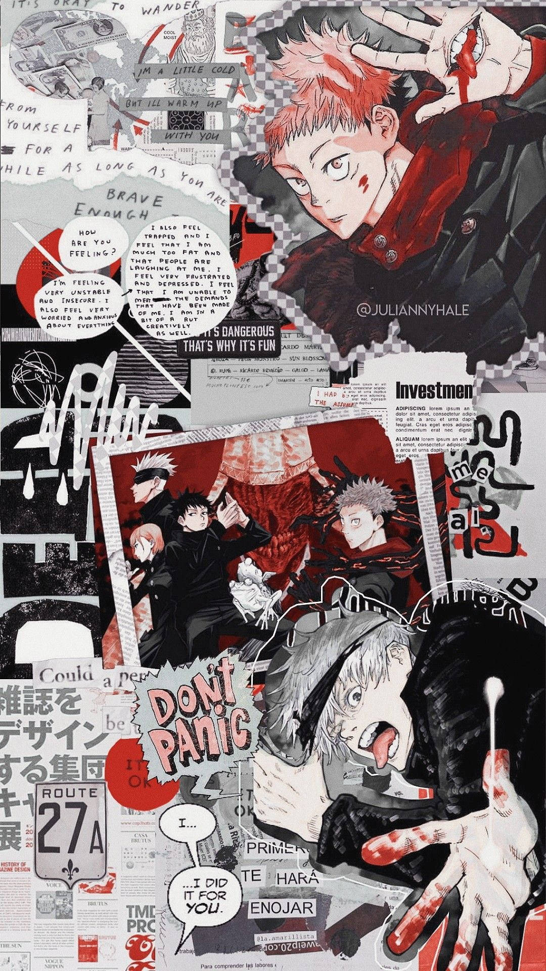 Manga iPhone Jujutsu Kaisen Fondos de pantalla