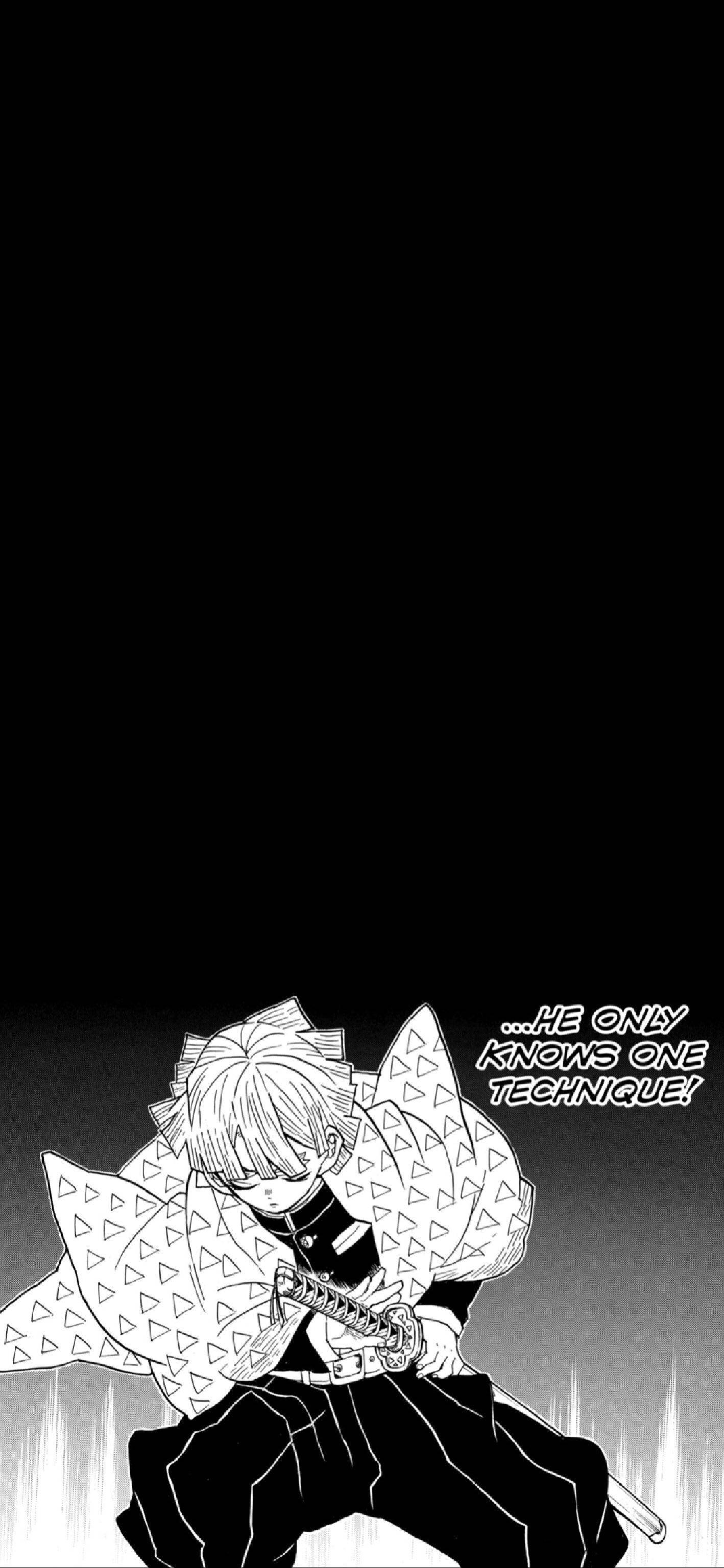 Manga iPhone Zenitsu Agatsuma Fondos de pantalla