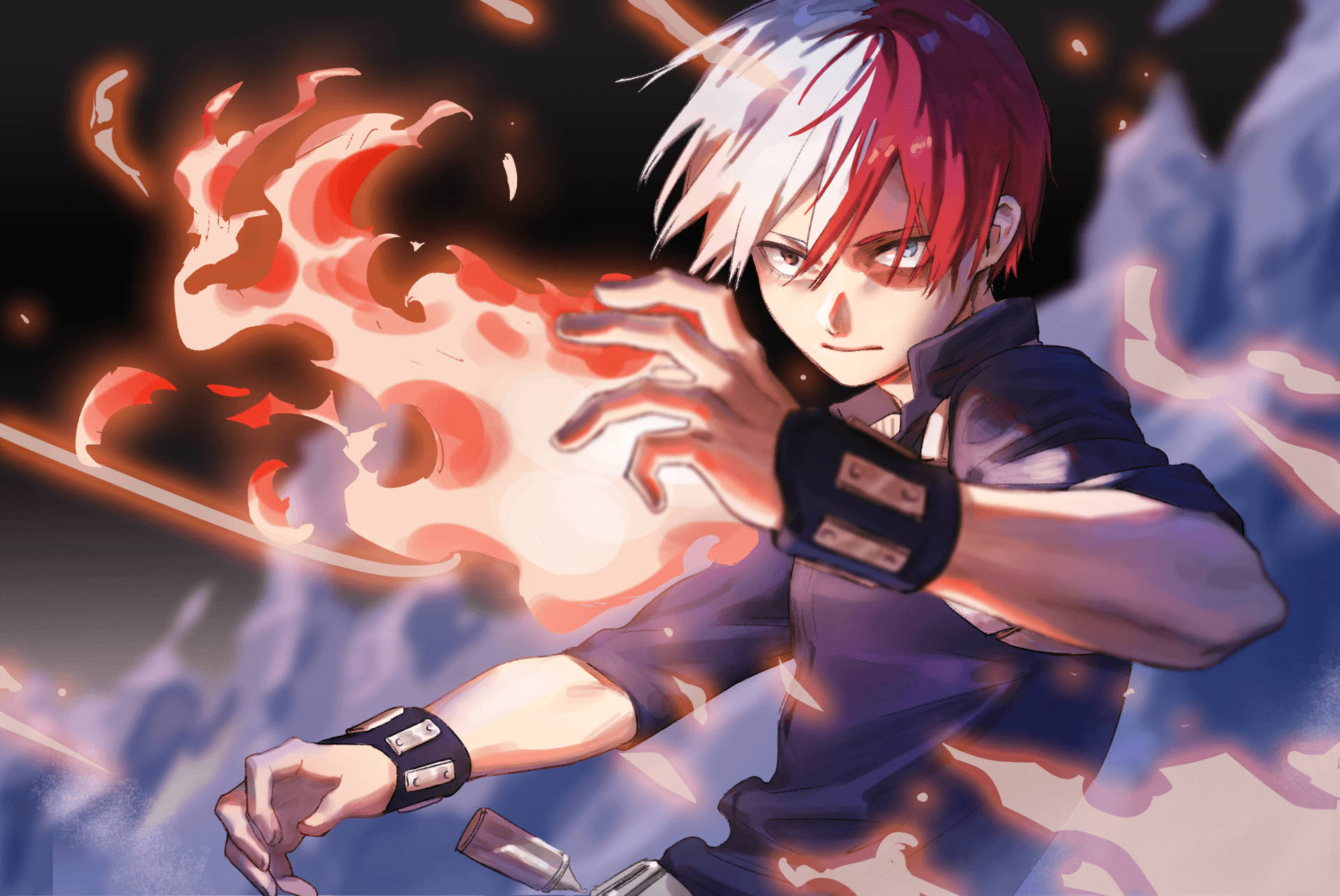 Manos Ardientes del Lindo Todoroki Fondos de pantalla