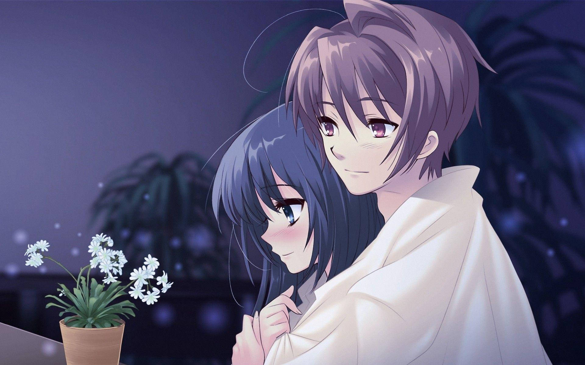 Manta de Abrazo de Pareja Anime Fondos de pantalla