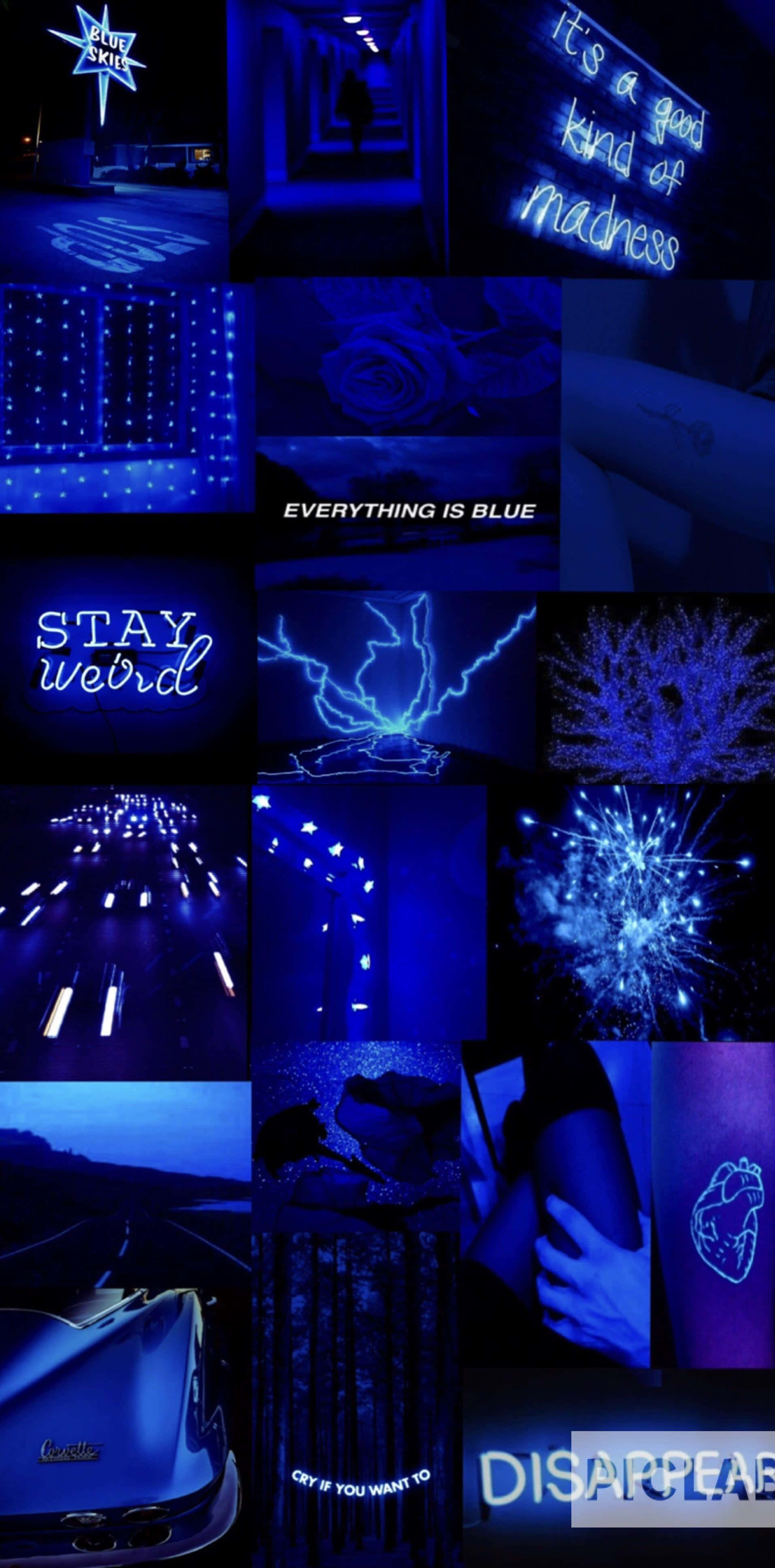 Mantente Raro Baddie Azul Fondos de pantalla